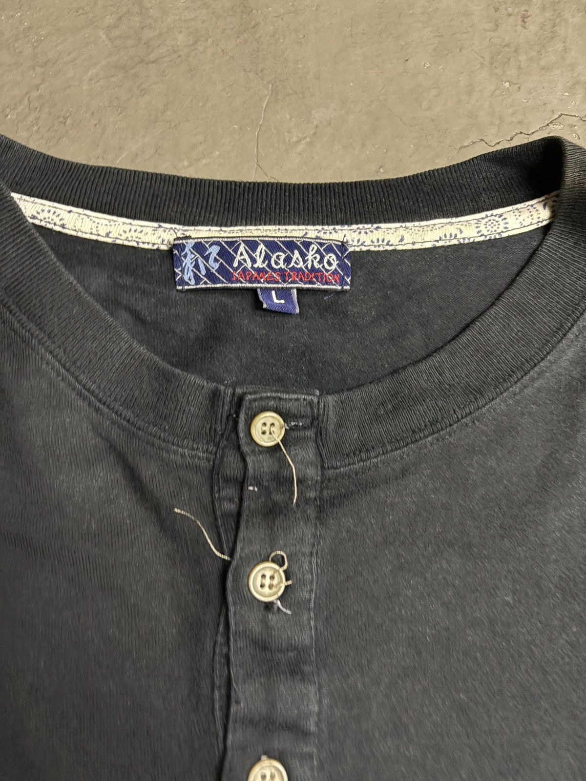 Greg Lauren NICE🔥🔥KARAKURI TAMASHI POEM HENLEY L/S T SHIRT Size US M / EU 48-50 / 2 - 5 Thumbnail