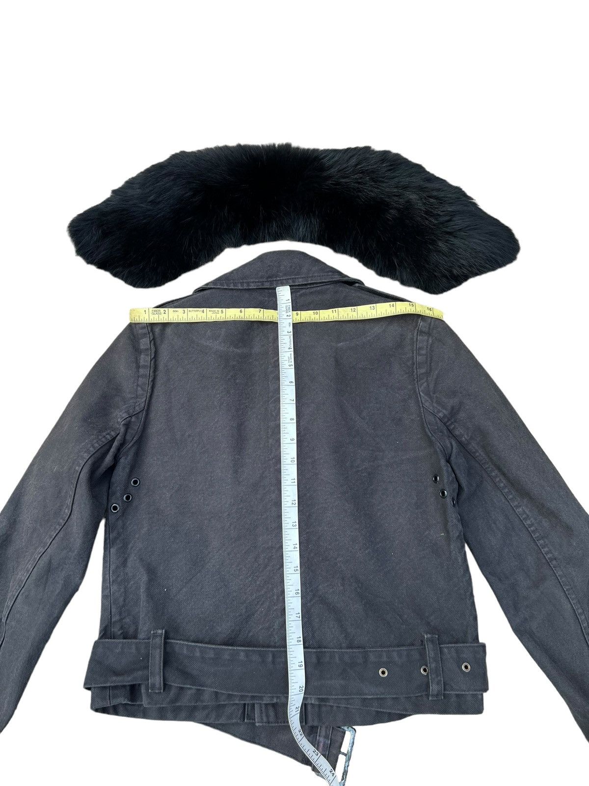 HYKE × If Six Was Nine Green Hideaki Yoshihara Coyote Fur Rider Denim Jacket Size US S / EU 44-46 / 1 - 17 Thumbnail