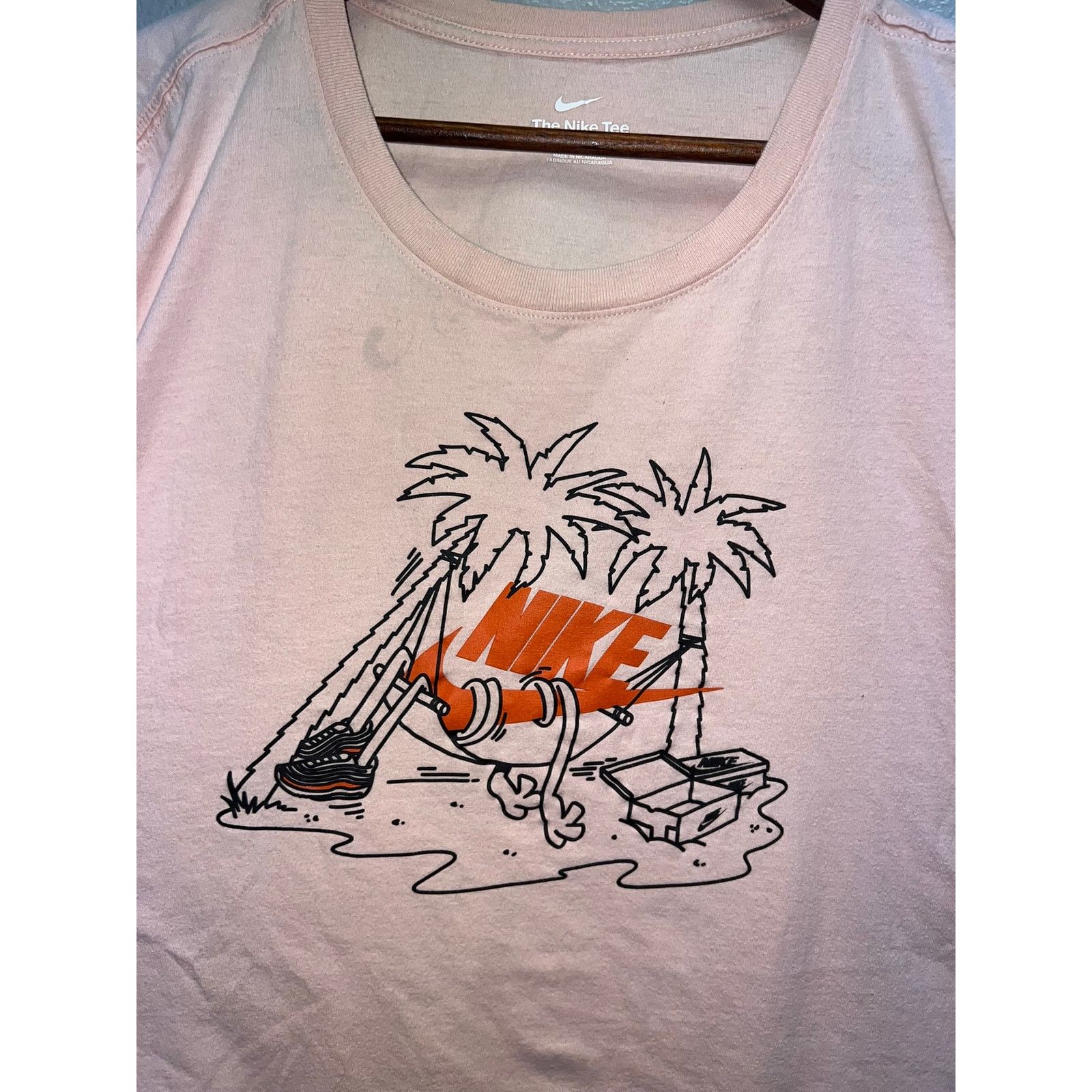 Vintage Womens Futura Pink Shirt Sportswear Beach Hammock Tee 2XL Size XXL / US 16-18 / IT 52-54 - 2 Thumbnail