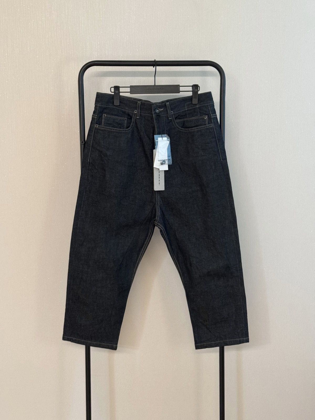 Rick Owens Drkshdw Cropped denim jeans Size US 31 - 1 Thumbnail