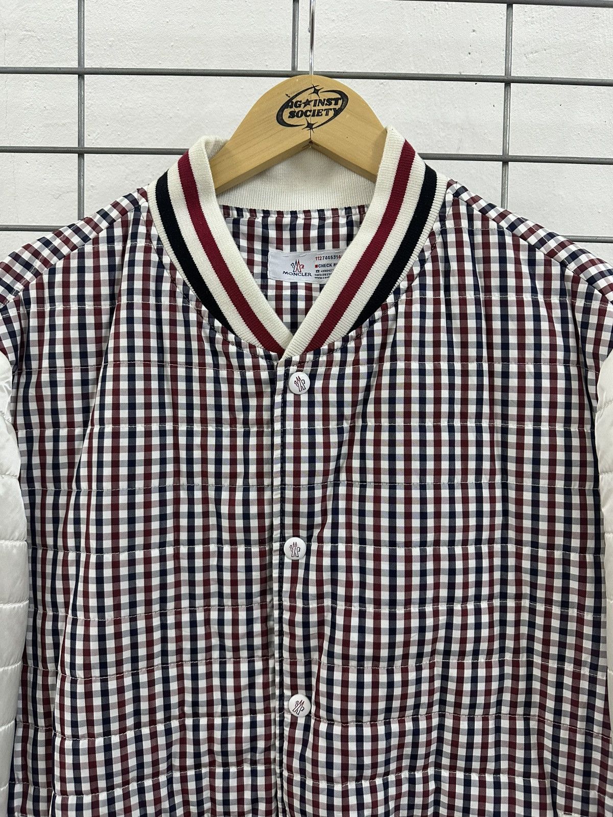 Other Parody Moncler Gingham Bomber Jacket Size US M / EU 48-50 / 2 - 5 Thumbnail
