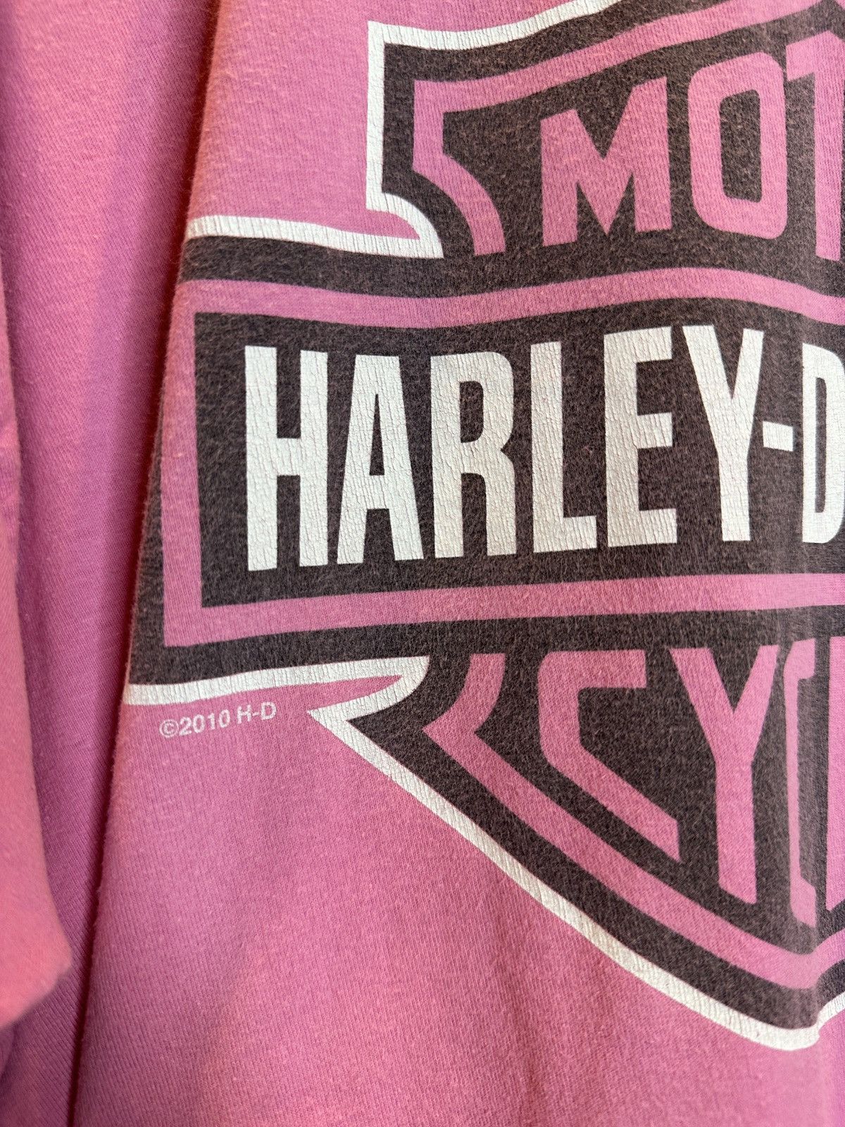 Harley Davidson RARE* VTG Harley Davidson Breast Cancer Cure Wisconsin Shirt Size US XL / EU 56 / 4 - 5 Thumbnail
