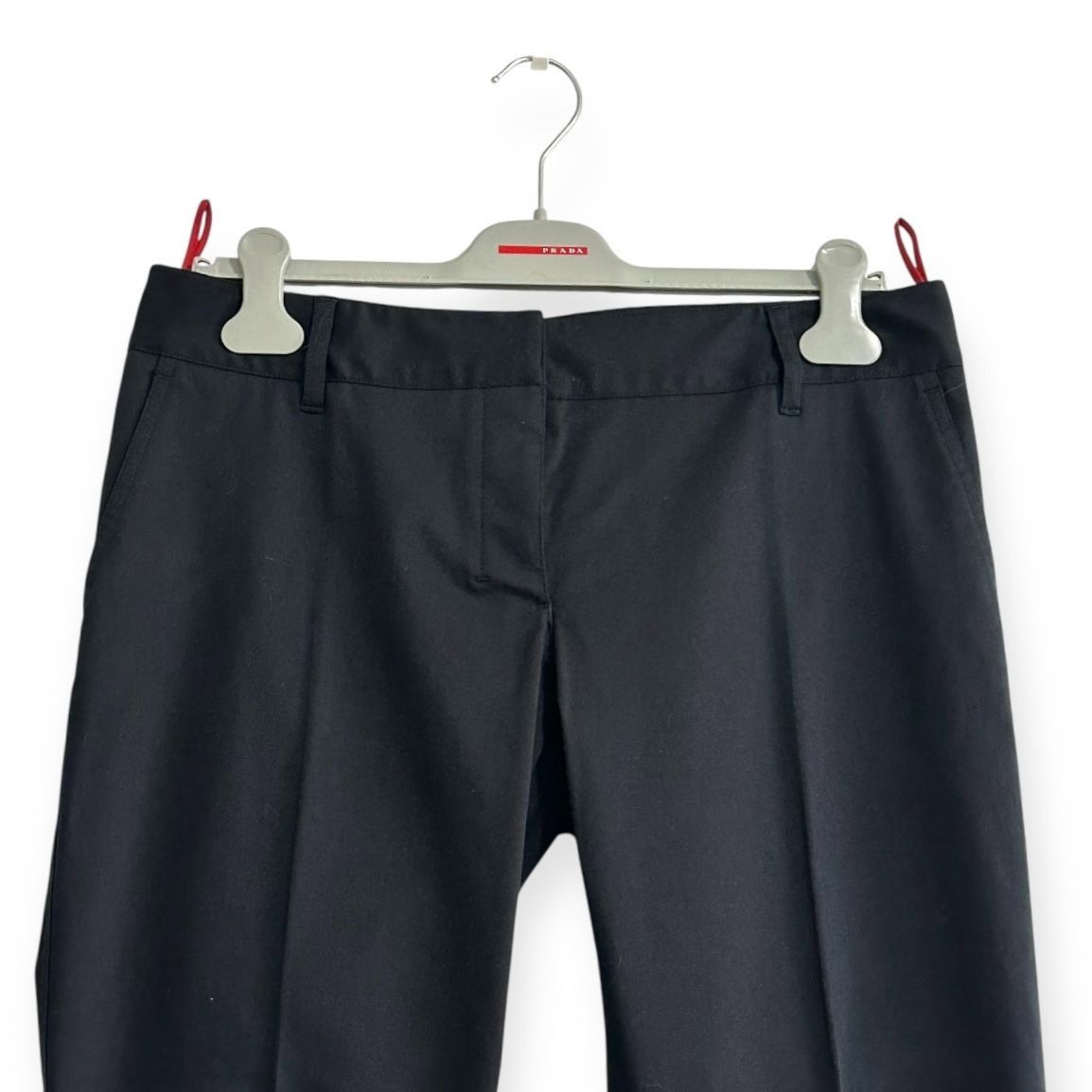 Prada Prada Vintage Dark Blue Cotton Trousers Pants 2000s Era Size Size 32" / US 10 / IT 46 - 10 Thumbnail