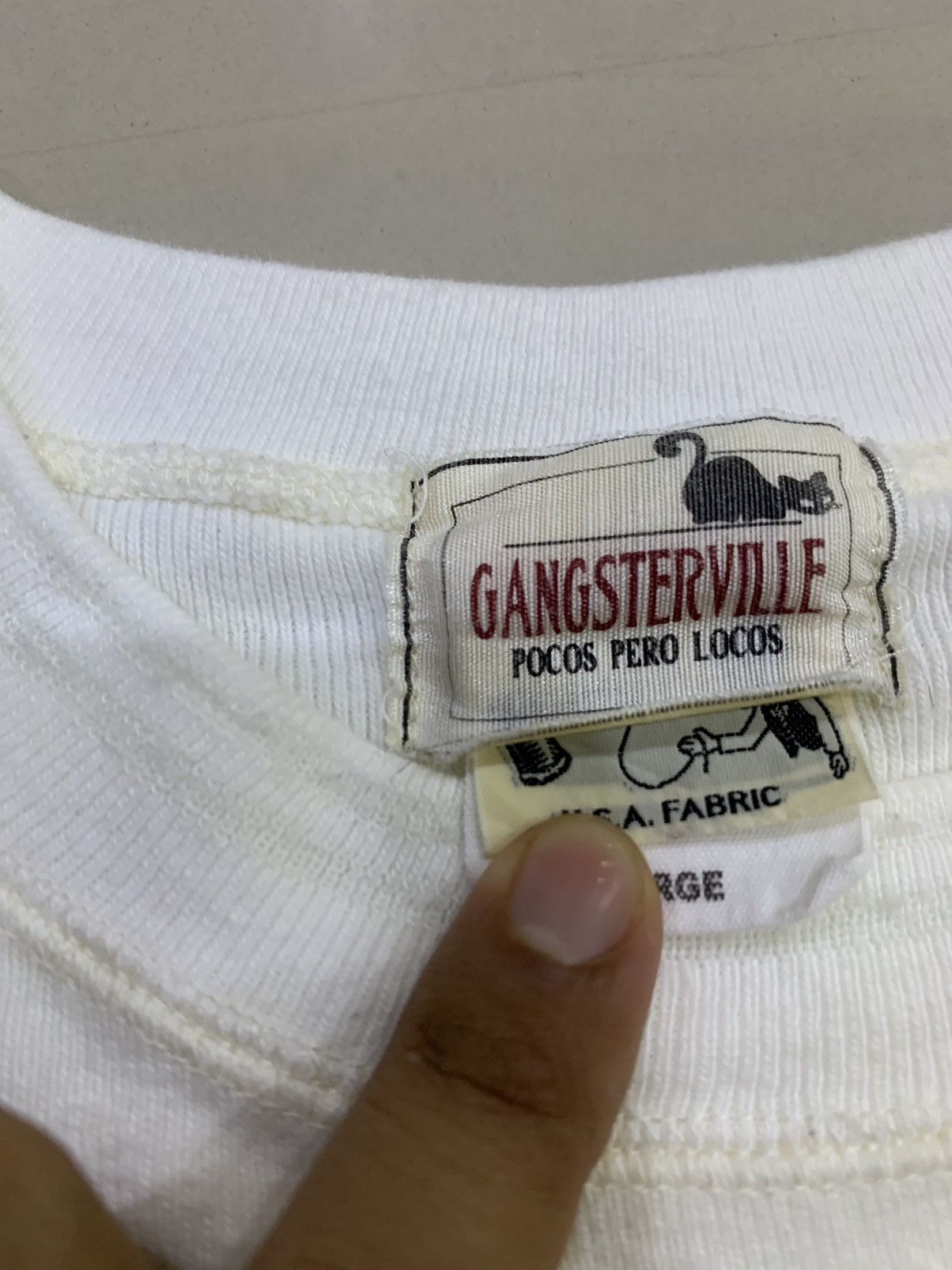 Vintage VINTAGE GANGSTERVILLE BIG PRINT Size US L / EU 52-54 / 3 - 3 Thumbnail