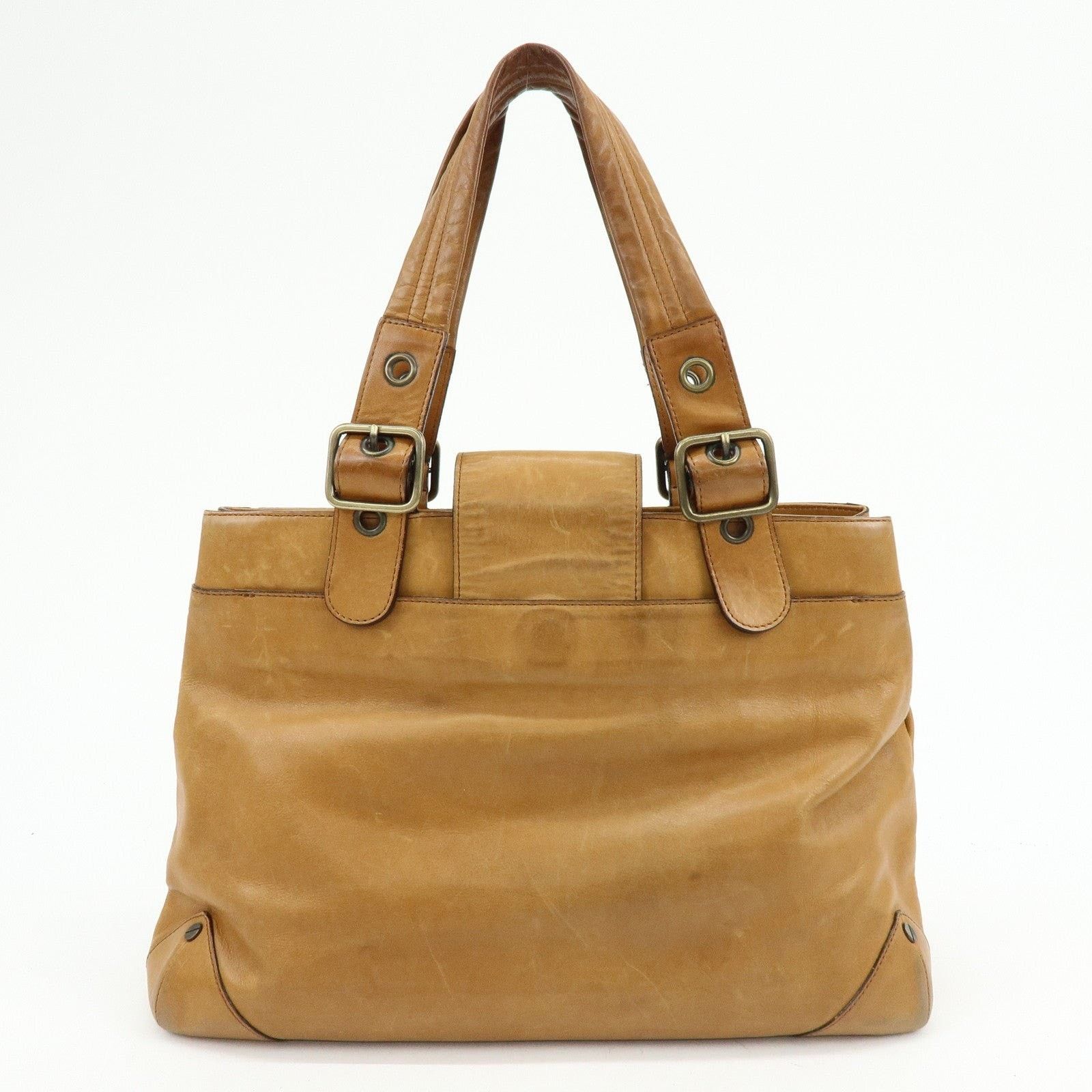 Chloe Chloe Maroquinerie Leather Tote Tan Size ONE SIZE - 2 Thumbnail
