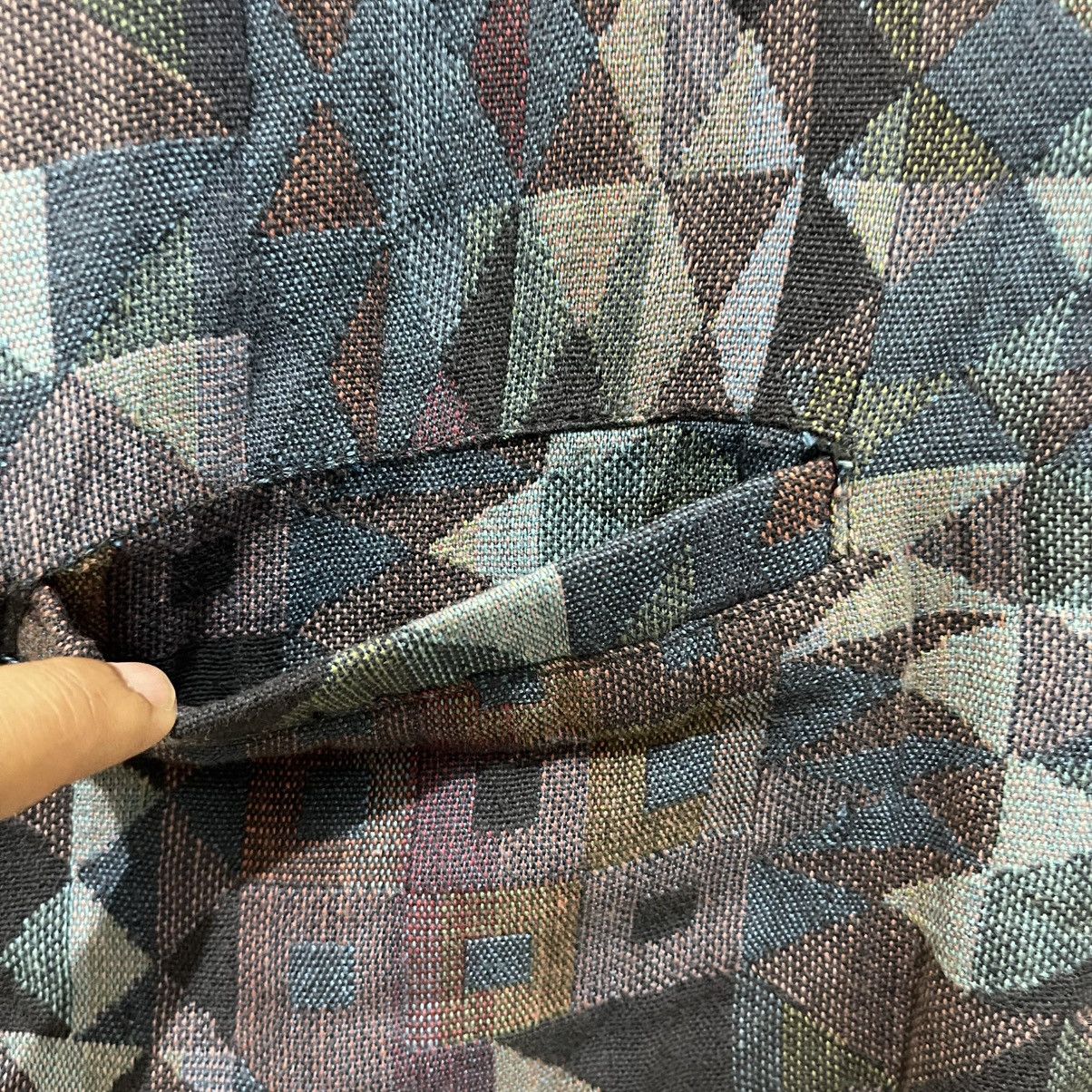 L.L. Bean × Vintage Vintage LL Bean Aztec Design Button Cropped Jacket Size M / US 6-8 / IT 42-44 - 13 Thumbnail