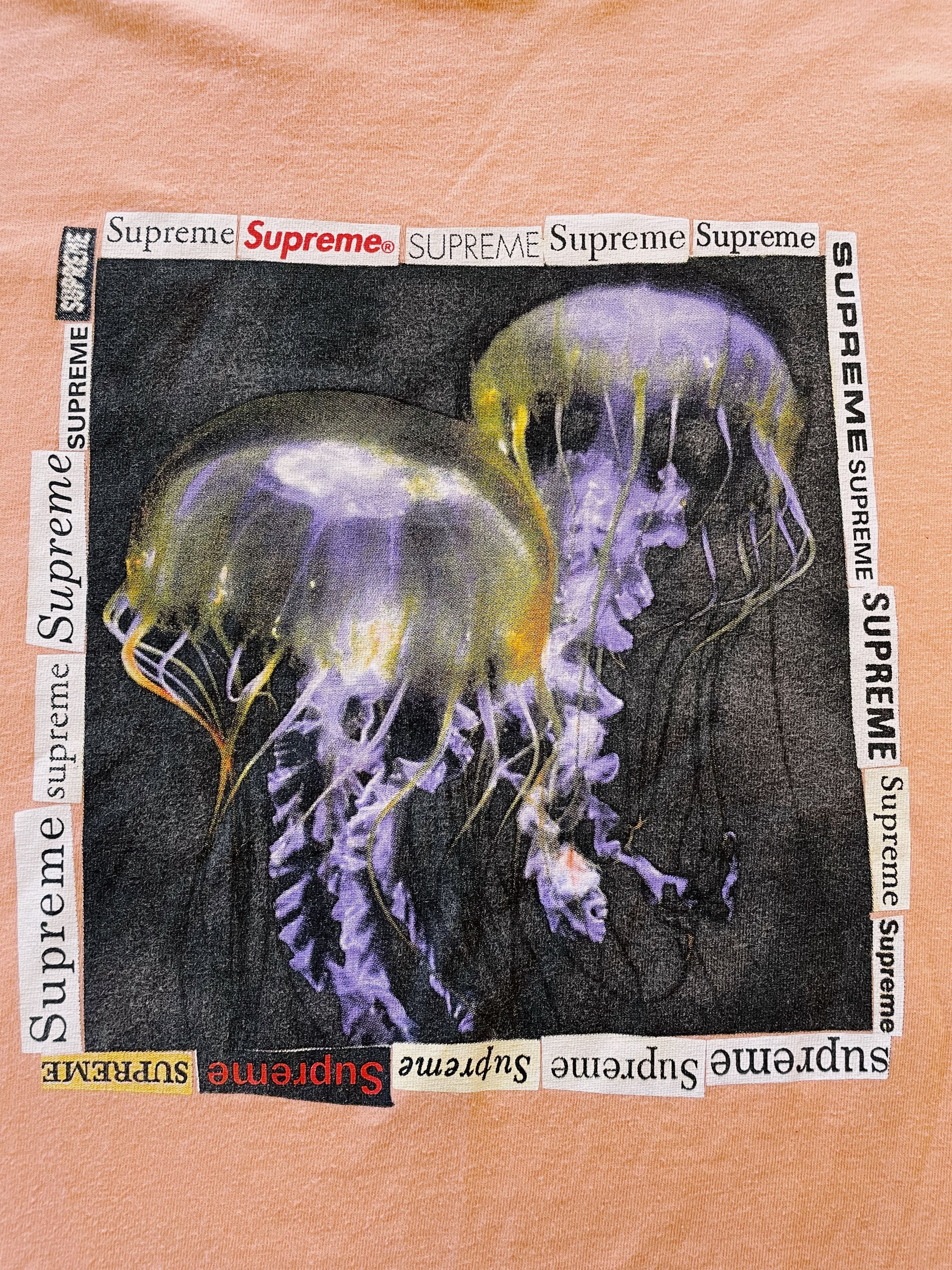 Supreme Supreme Jellyfish T-shirt Peach Size US M / EU 48-50 / 2 - 3 Thumbnail