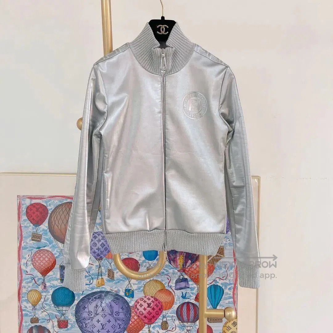 Fendi Fendi Silver Jacket Size 36. Size XS / US 0-2 / IT 36-38 - 1 Thumbnail