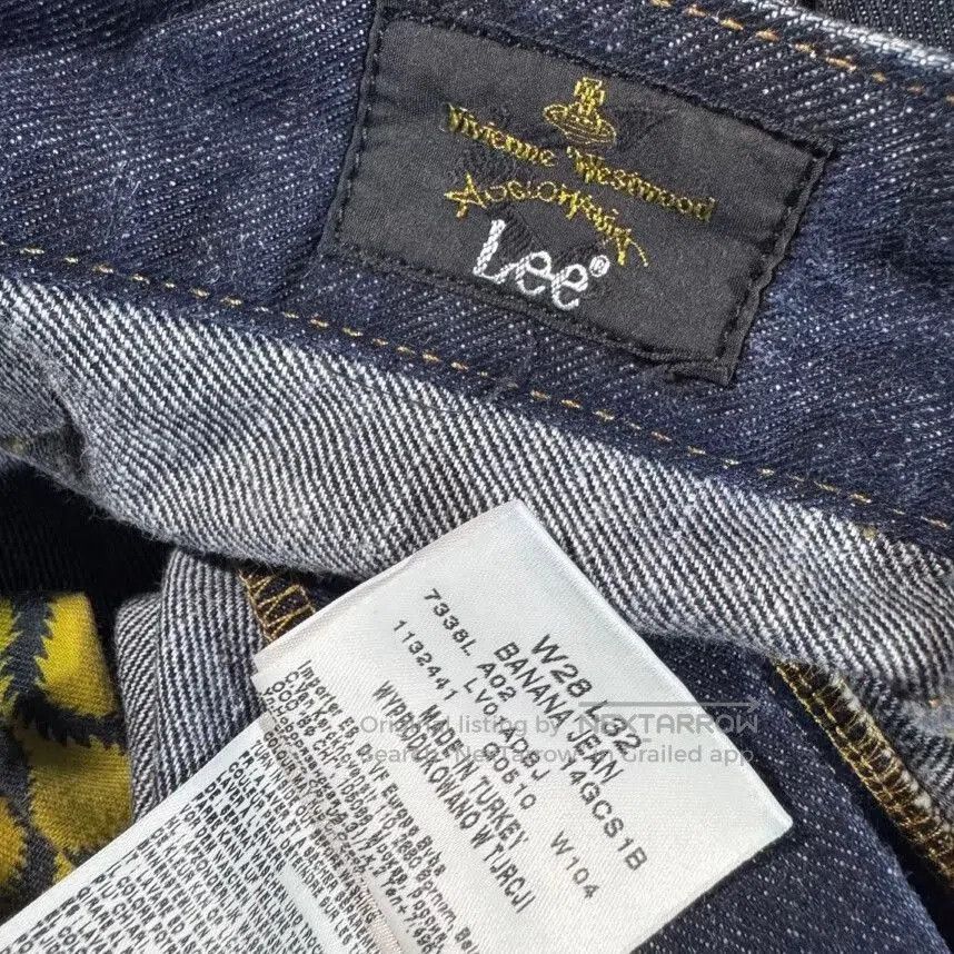 Vivienne Westwood Vivienne Westwood x Lee Curved Raw Denim Jeans. Size US 29 - 8 Thumbnail
