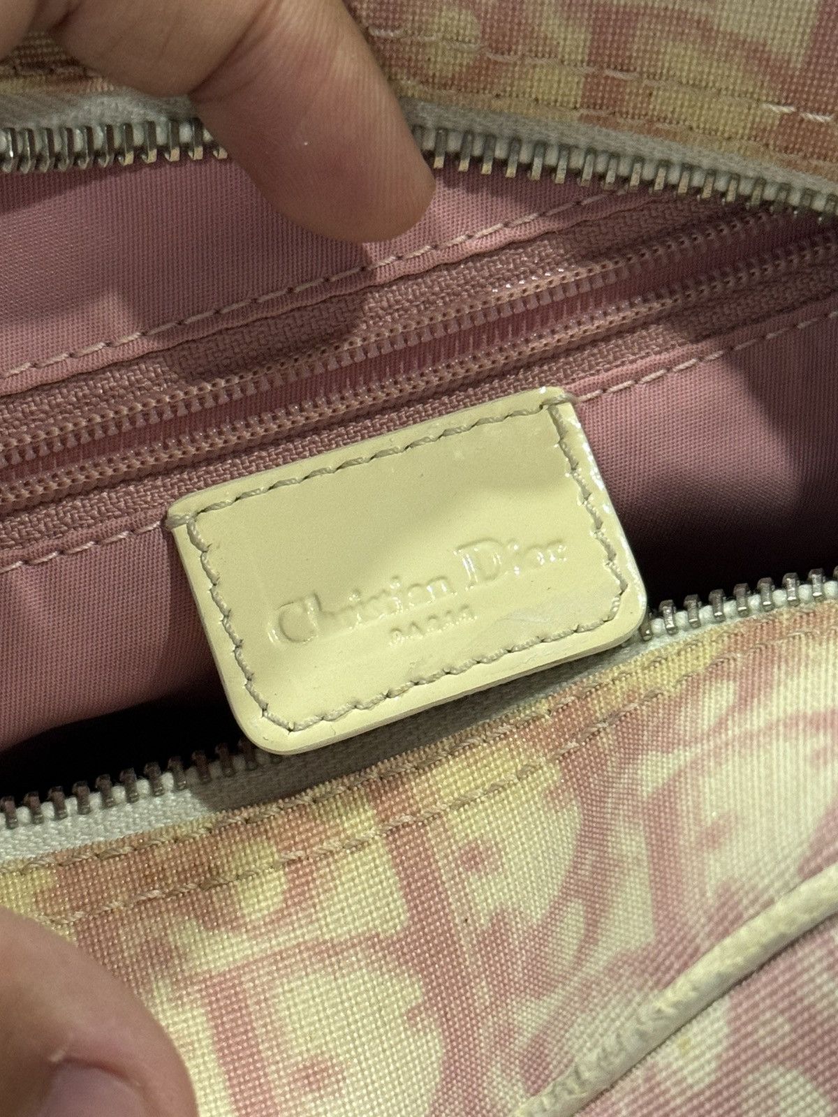 Dior Vintage - Dior Trotter Pink Monogram Slingbag Size ONE SIZE - 13 Thumbnail
