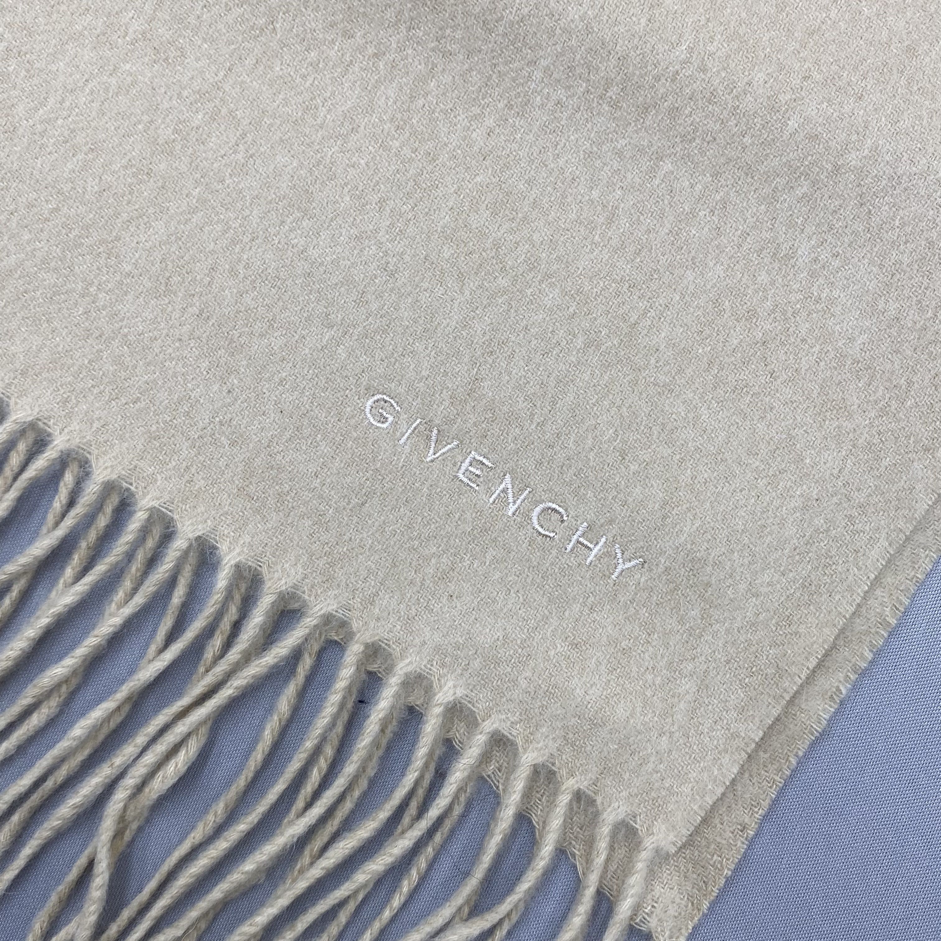 Givenchy Vintage Givenchy Scarf Muffler Wool Shawls Babushka Scarves Size ONE SIZE - 5 Thumbnail