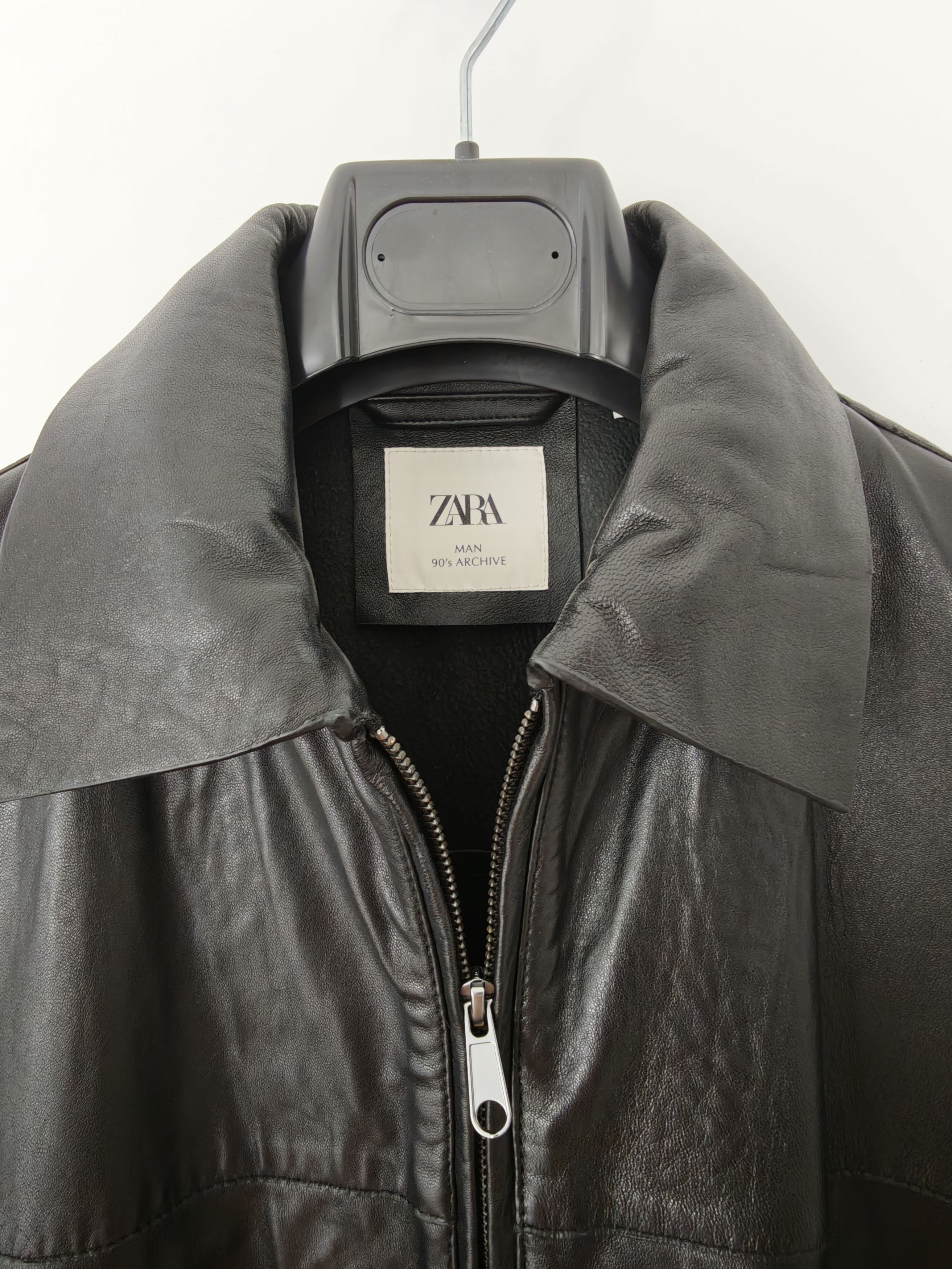 Zara ZARA - 90's Archive Collection - Sheepskin Leather Jacket Size US M / EU 48-50 / 2 - 2 Thumbnail