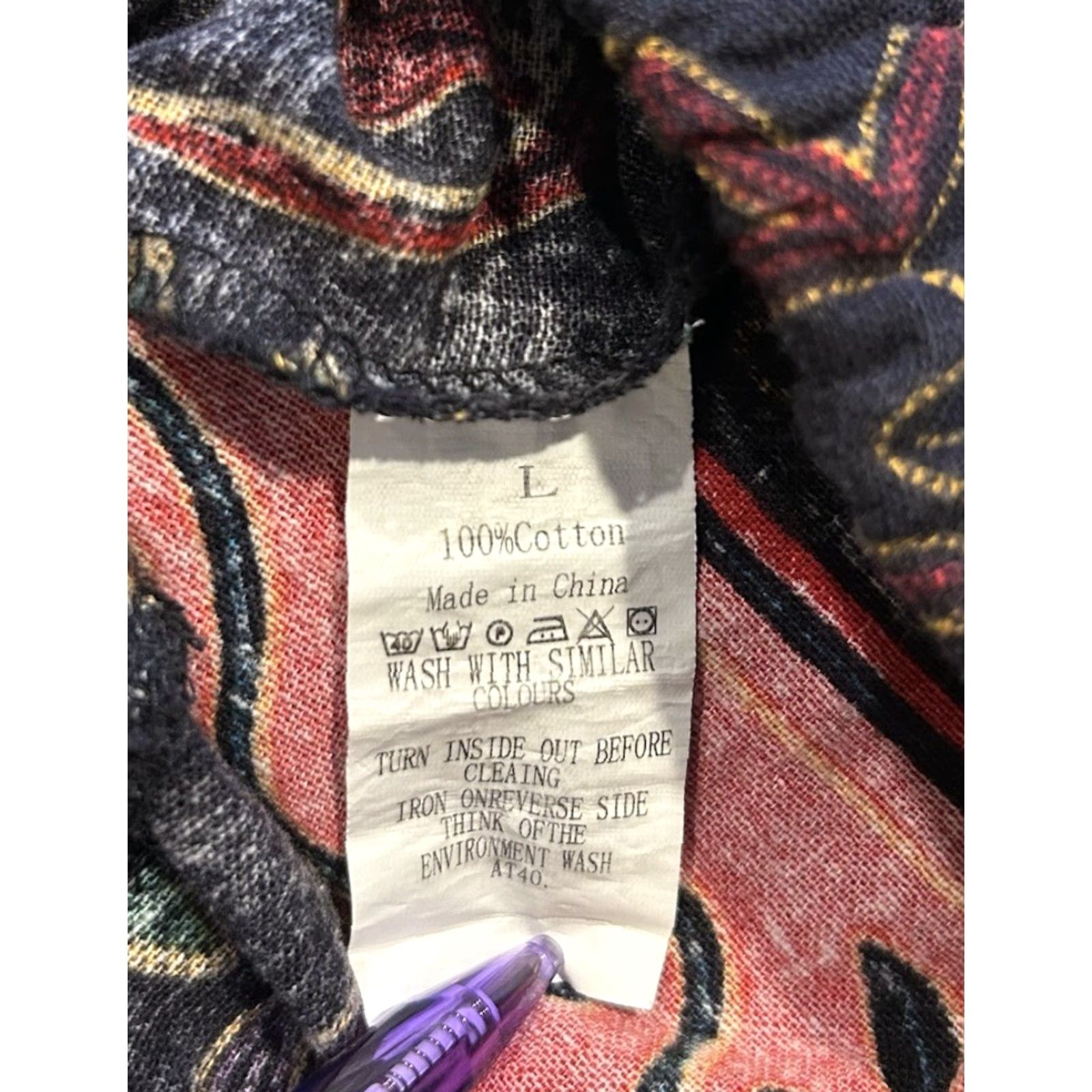 HARE AITFINEISM Men's Drawstring Aladdin Harem Pants Colorful Size L Regular Waist 29 Inseam 22 Multicolor Jogger Hip Hop Cotton Size US 33 - 5 Thumbnail