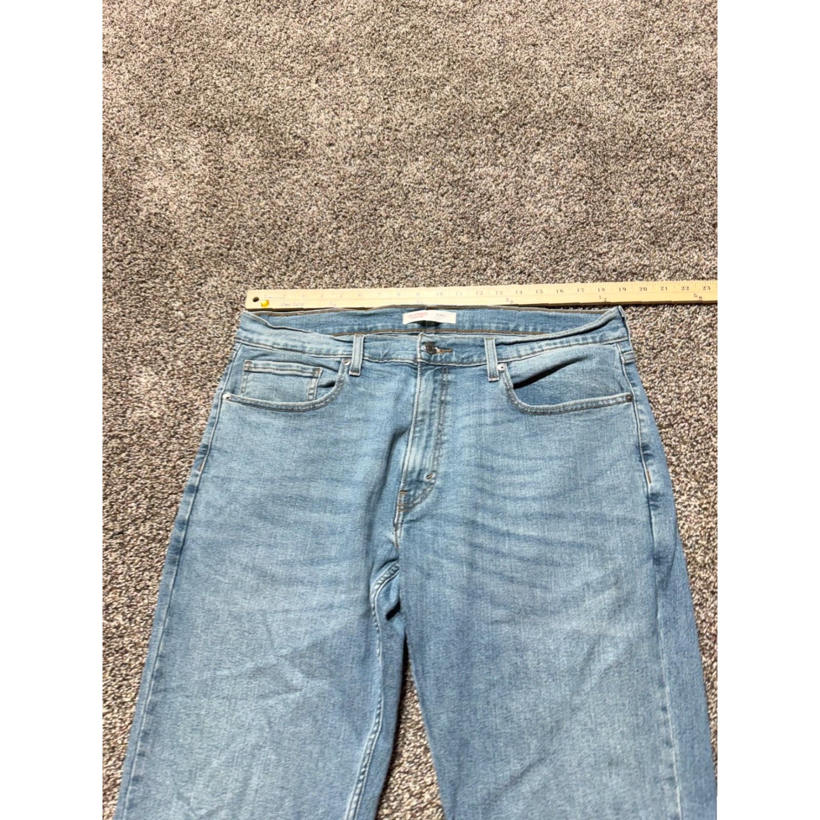 Levi's Levi's Jeans Relaxed 36 Blue Denim 36x32 Straight Flex Stretch Men Regular Size Levi's 500 Series Jeans Mens Blue 5-Pocket Design Size US 36 / EU 52 - 7 Thumbnail