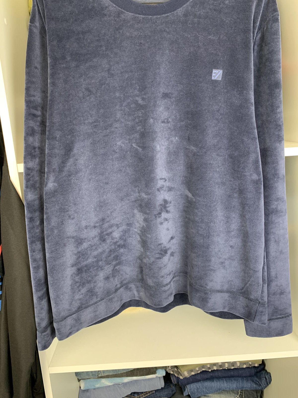 Ermenegildo Zegna Ermenegildo Zegna Velour Sweatshirt Size US S / EU 44-46 / 1 - 7 Thumbnail