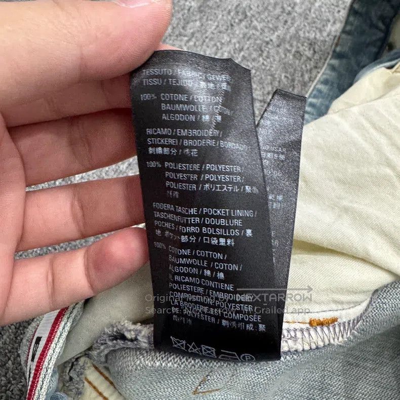 Balenciaga Balenciaga size L Logo Belted Denim Pants Size US 27 - 4 Thumbnail