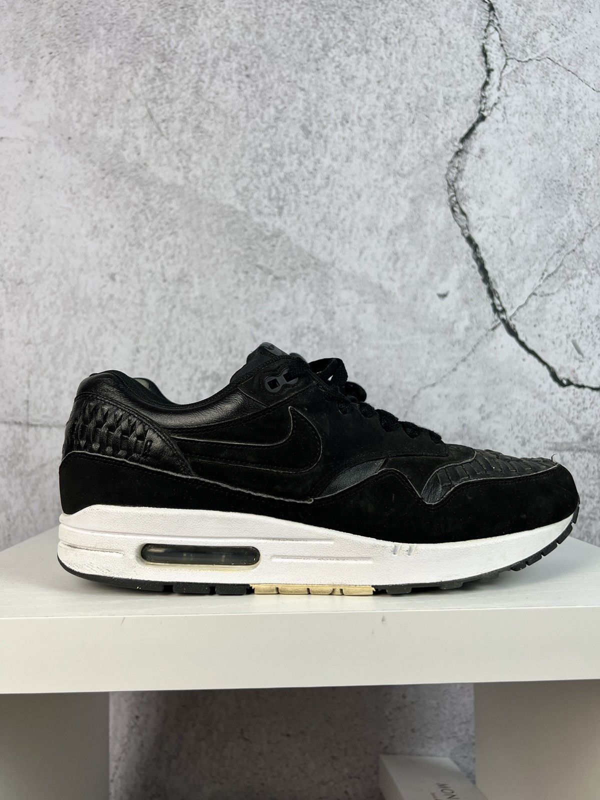 Nike Nike Air Max 1 Woven 'White Black' mans Sneakers Size 10 Size US 10 / EU 43 - 4 Thumbnail
