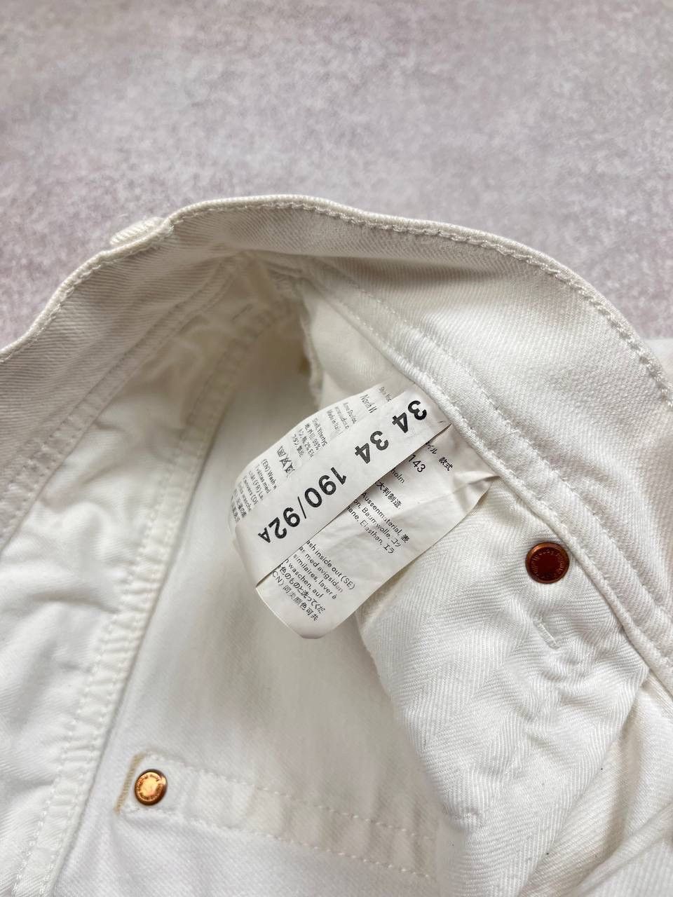 Acne Studios ACNE STUDIOS BLA KONST WHITE DENIM PANTS Y2K 34 Size US 34 / EU 50 - 8 Thumbnail