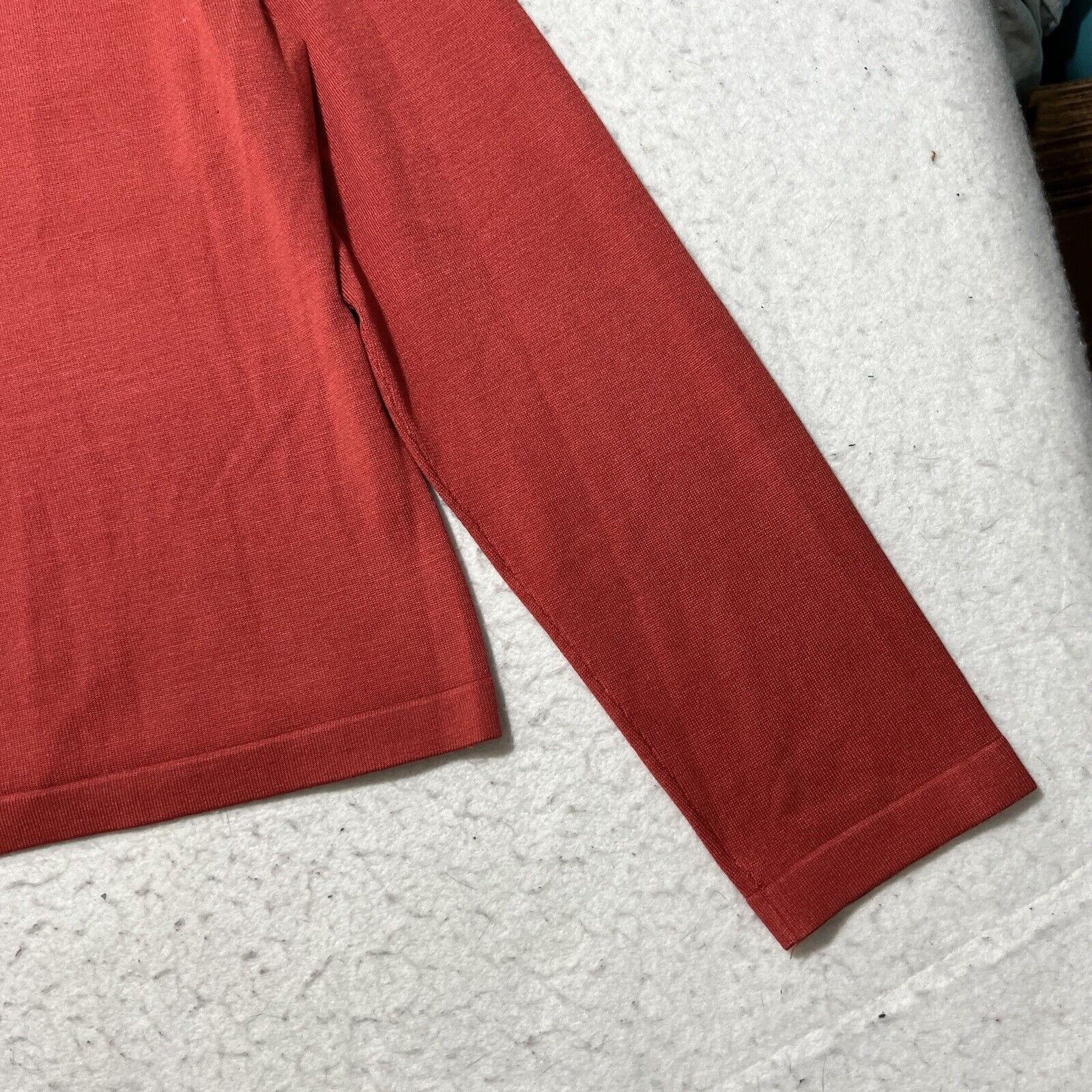 Other Talbots Medium Crewneck T Shirt Solid Red Burgundy Top Size M / US 6-8 / IT 42-44 - 4 Thumbnail