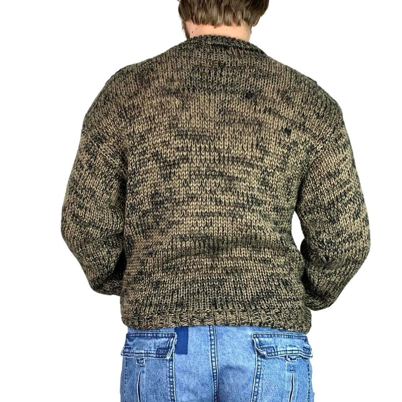 Vintage Vintage 90s Hand Knit Chunky Sweater Size US S / EU 44-46 / 1 - 3 Thumbnail