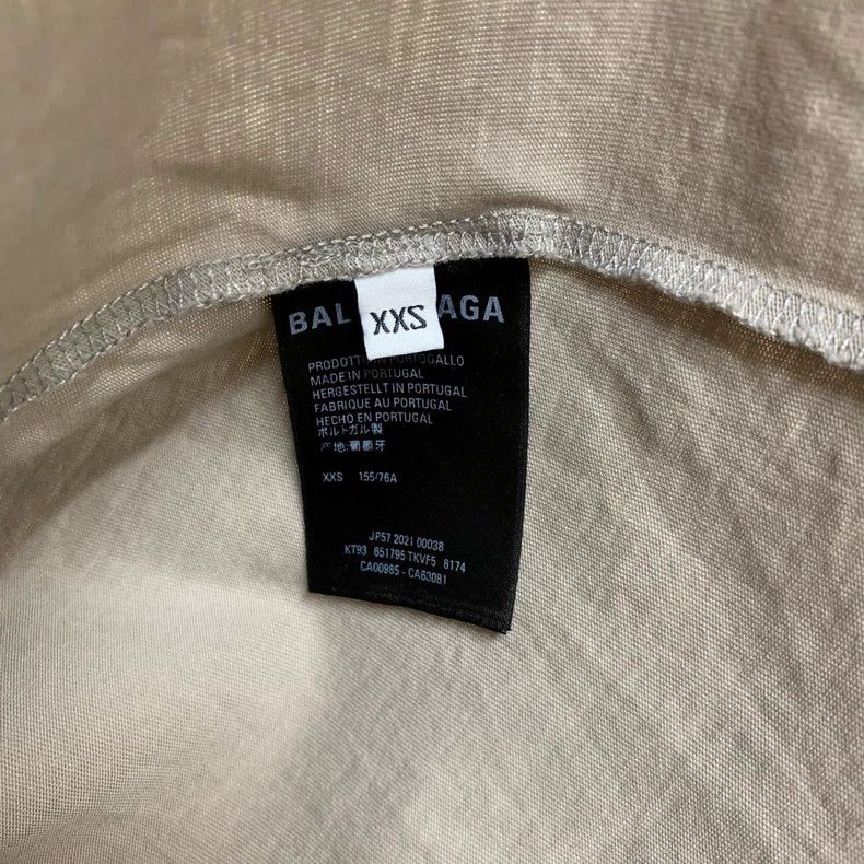 Balenciaga Balenciaga Grey Short Sleeve T-shirt Size XXS Size US XXS / EU 40 - 7 Thumbnail
