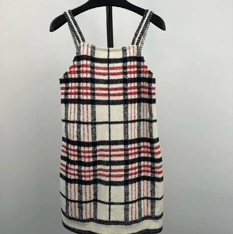 Dior Color Block Cotton Dress for Women 0089