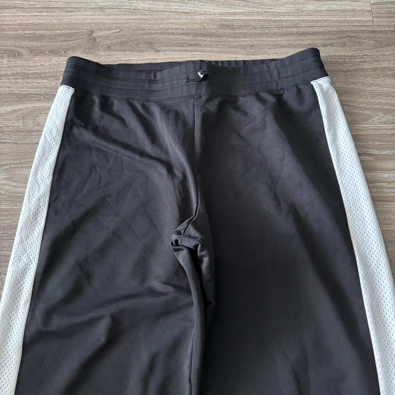 Japanese Brand Vintage Y2K Baggy Black White Streetwear Track Pants! Fits L Size US 34 / EU 50 - 3 Thumbnail