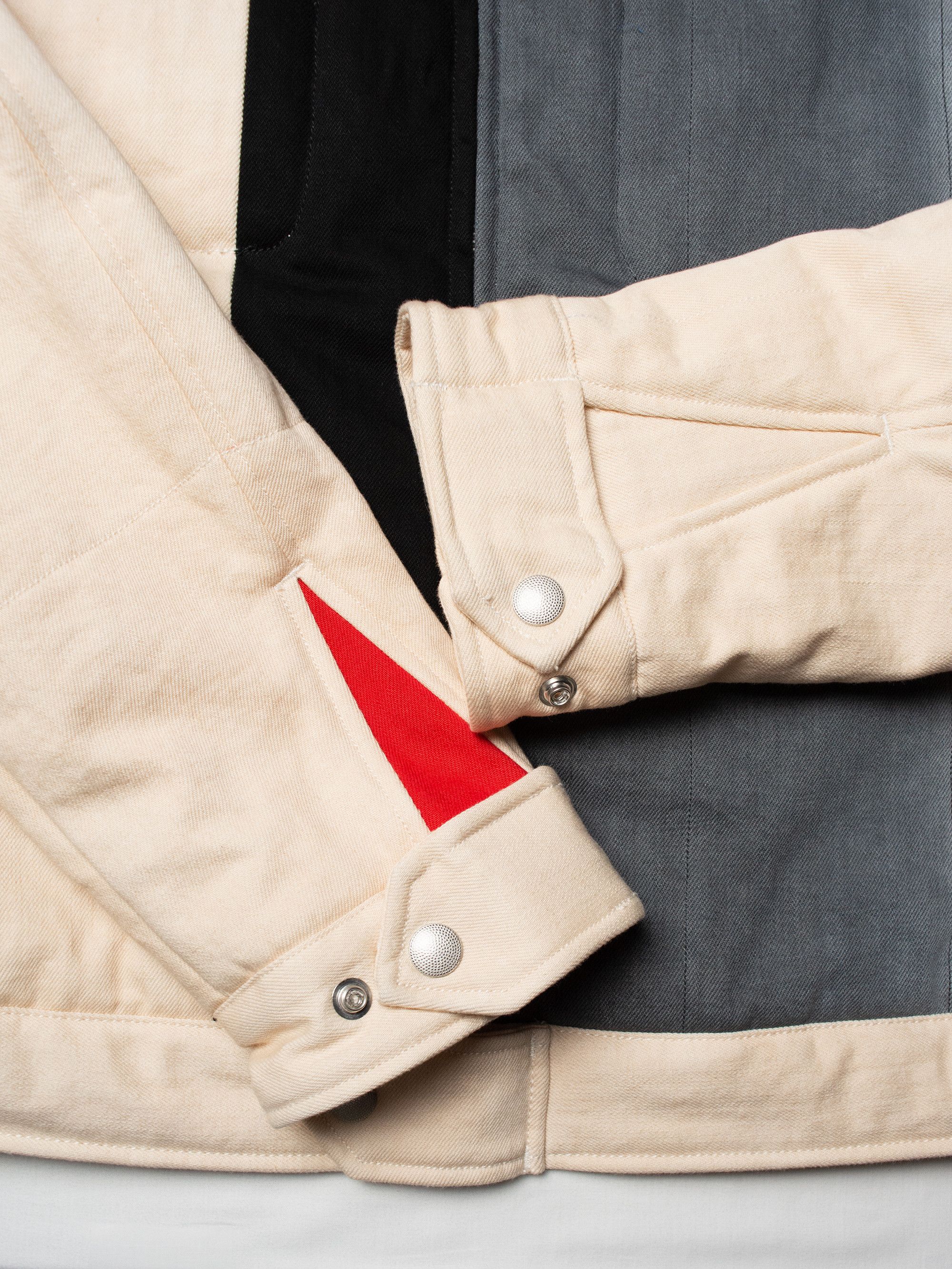 Gosha Rubchinskiy Diesel Red Tag X GR-Uniforma - panelled denim jacket Size US XL / EU 56 / 4 - 5 Thumbnail