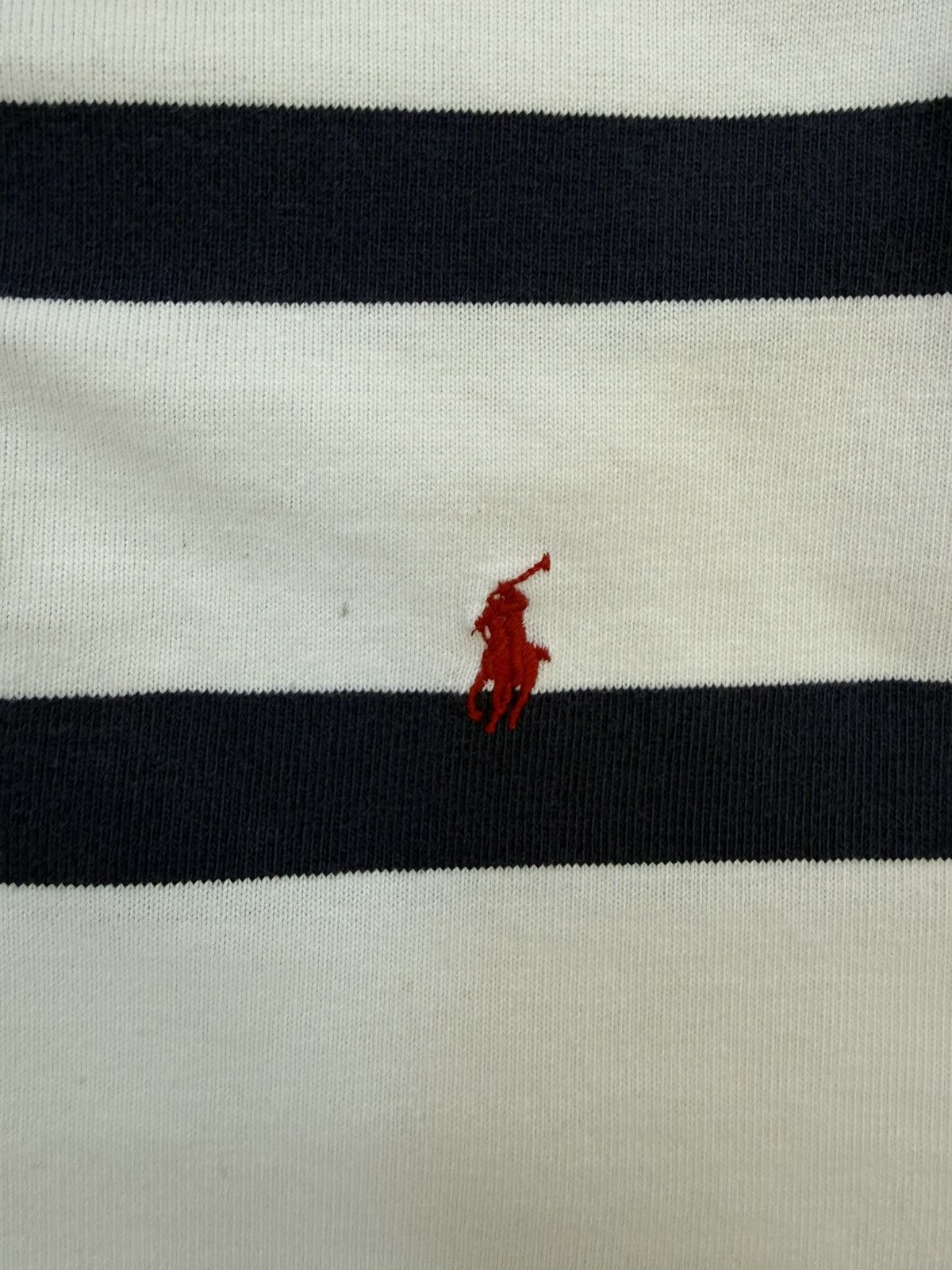 Polo Ralph Lauren Vintage Polo Ralph Lauren Rugby Shirt USA Made Large Size US L / EU 52-54 / 3 - 3 Thumbnail