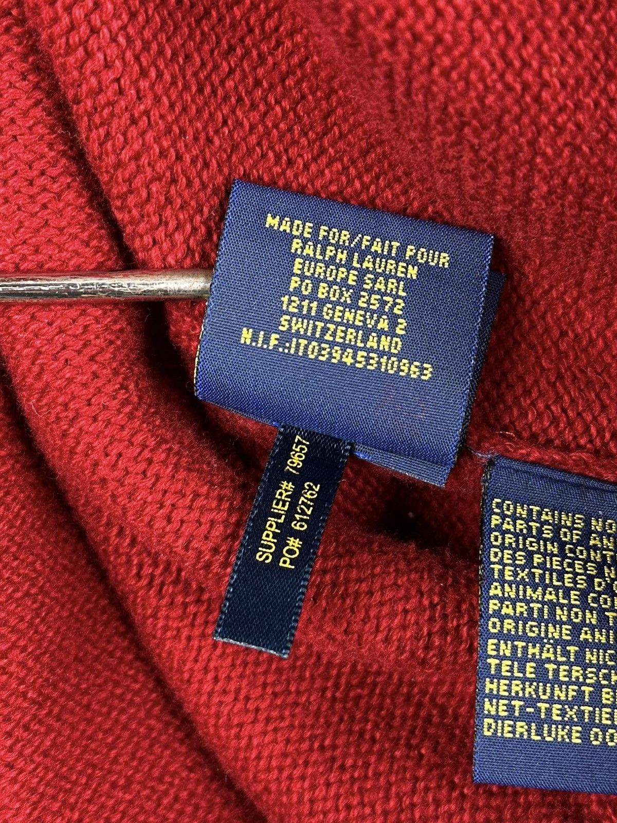 Polo Ralph Lauren Polo Ralph Lauren High Neck Knit Sweater Old Money Style Size US M / EU 48-50 / 2 - 9 Thumbnail