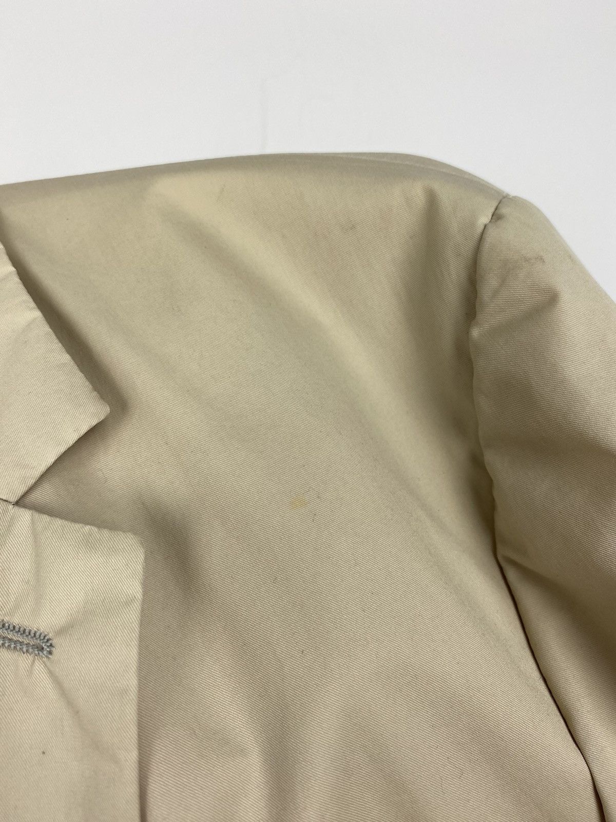 Prada Prada 2009 Cotton Beige Blazer Jacket Size 50 Size 50R - 3 Thumbnail
