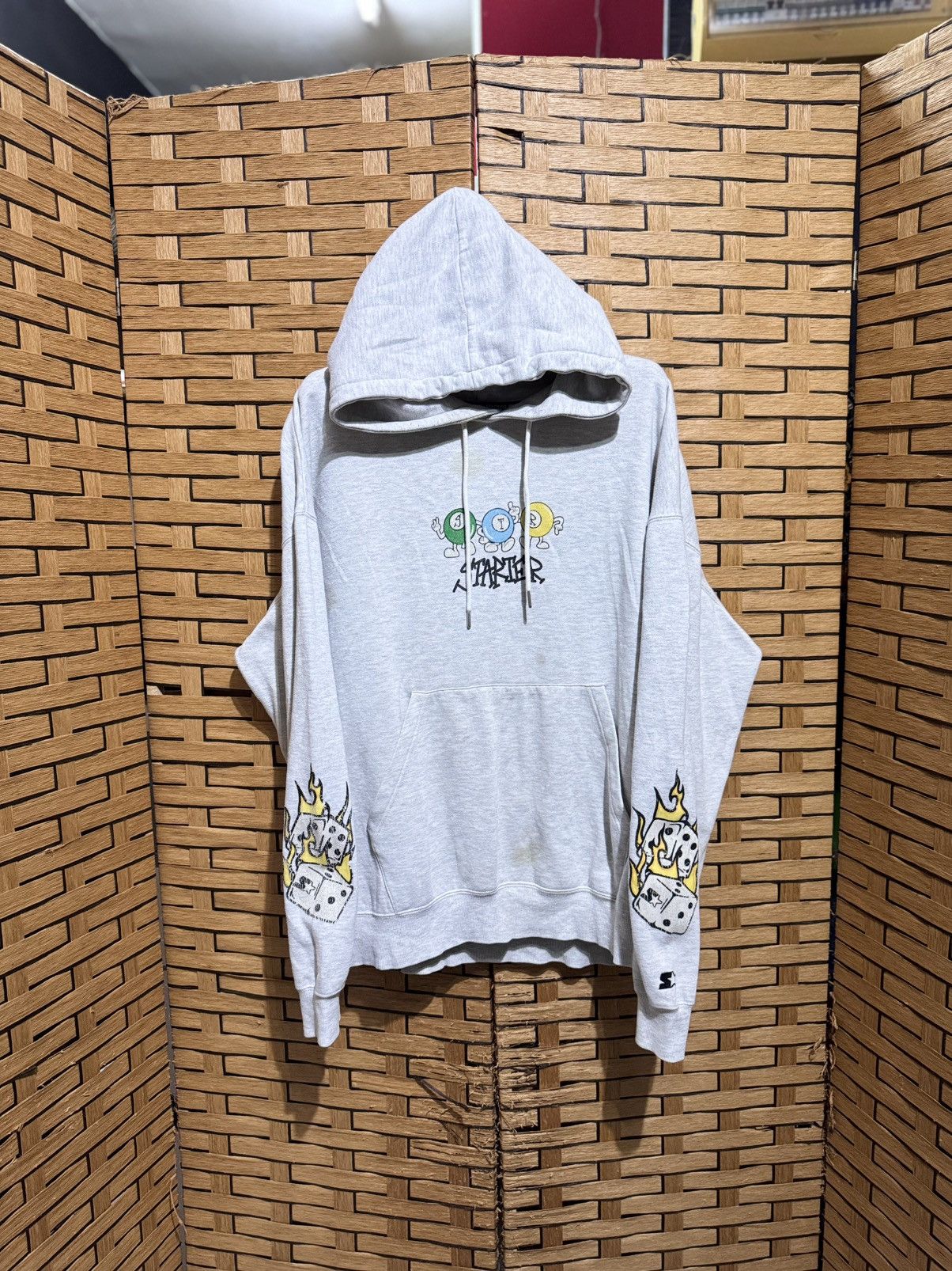 Starter Vintage Starter Snooker Ball & Dice Hoodie Size US XL / EU 56 / 4 - 2 Thumbnail