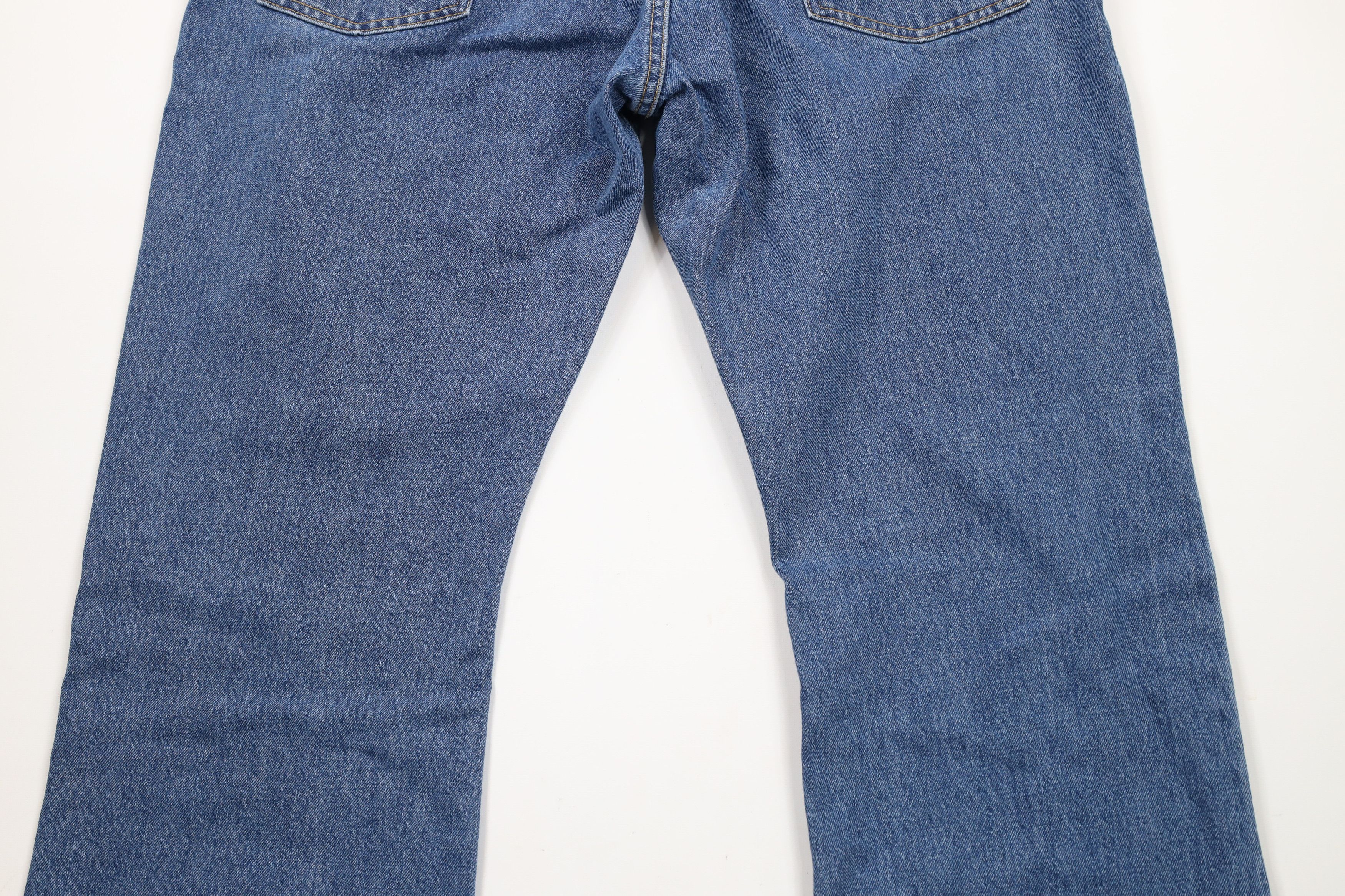 Levi's × Vintage Vintage Y2K Levis 517 Wide Leg Bootcut Western Denim Jeans Size US 42 / EU 58 - 10 Thumbnail