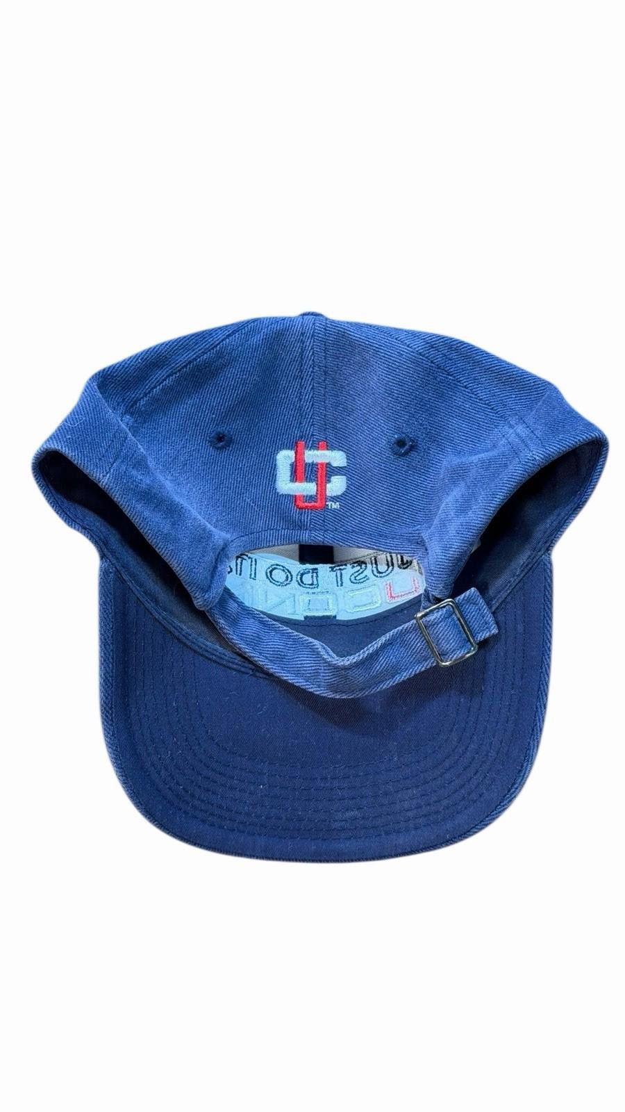 Nike Y2K Nike UCONN Navy Blue Swoosh Just Do It Hat Size ONE SIZE - 3 Thumbnail