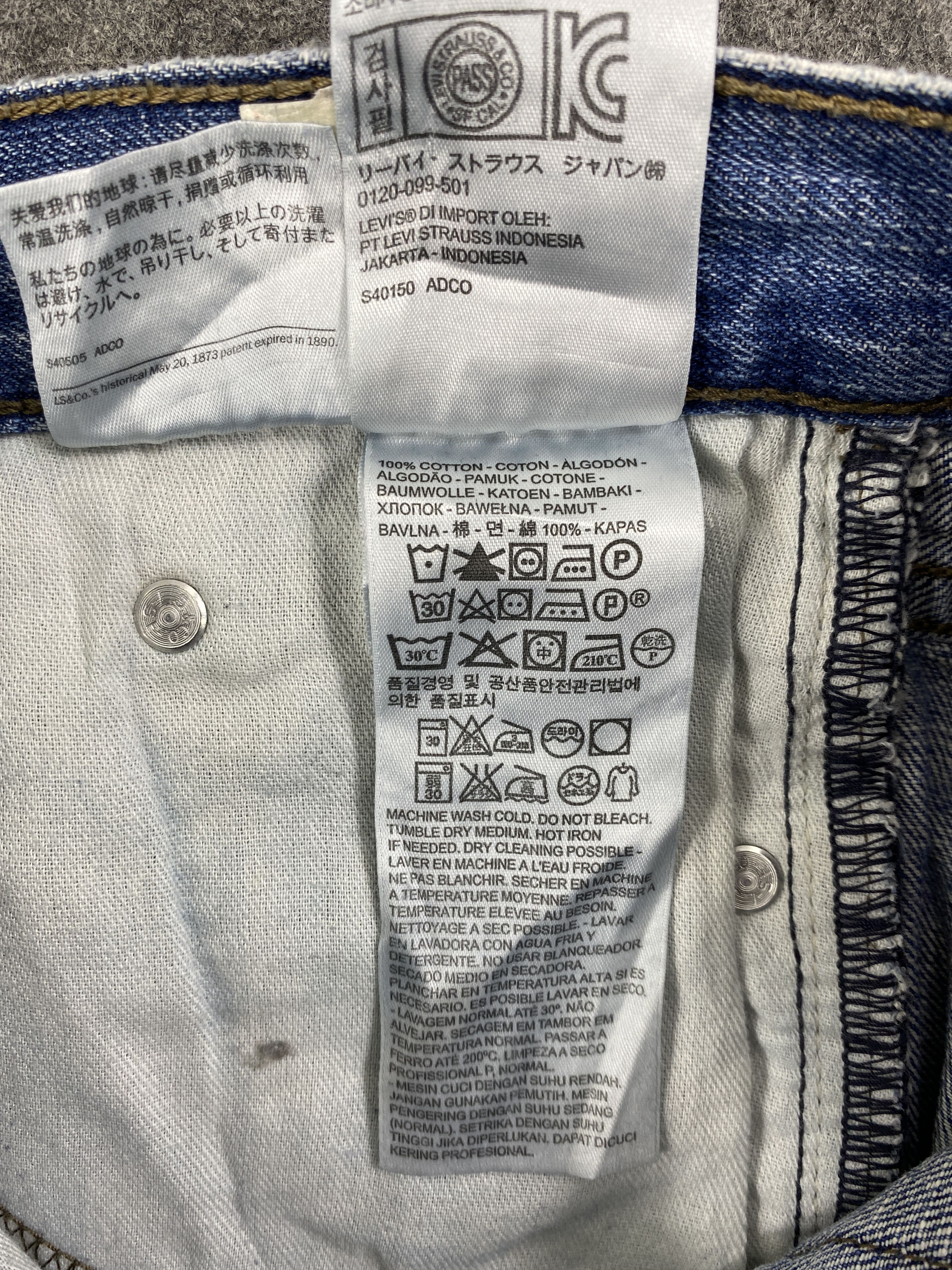 Other Blue Vintage Levi's 514 Jeans 29x31 Denim -JN2102 Size US 29 - 9 Thumbnail