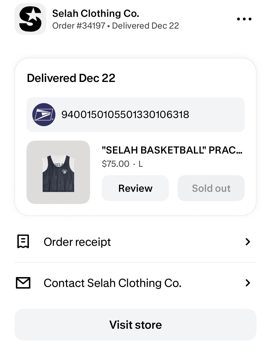 Other "SELAH BASKETBALL" PRACTICE JERSEY CUT OFF TEE Size US L / EU 52-54 / 3 - 7 Thumbnail