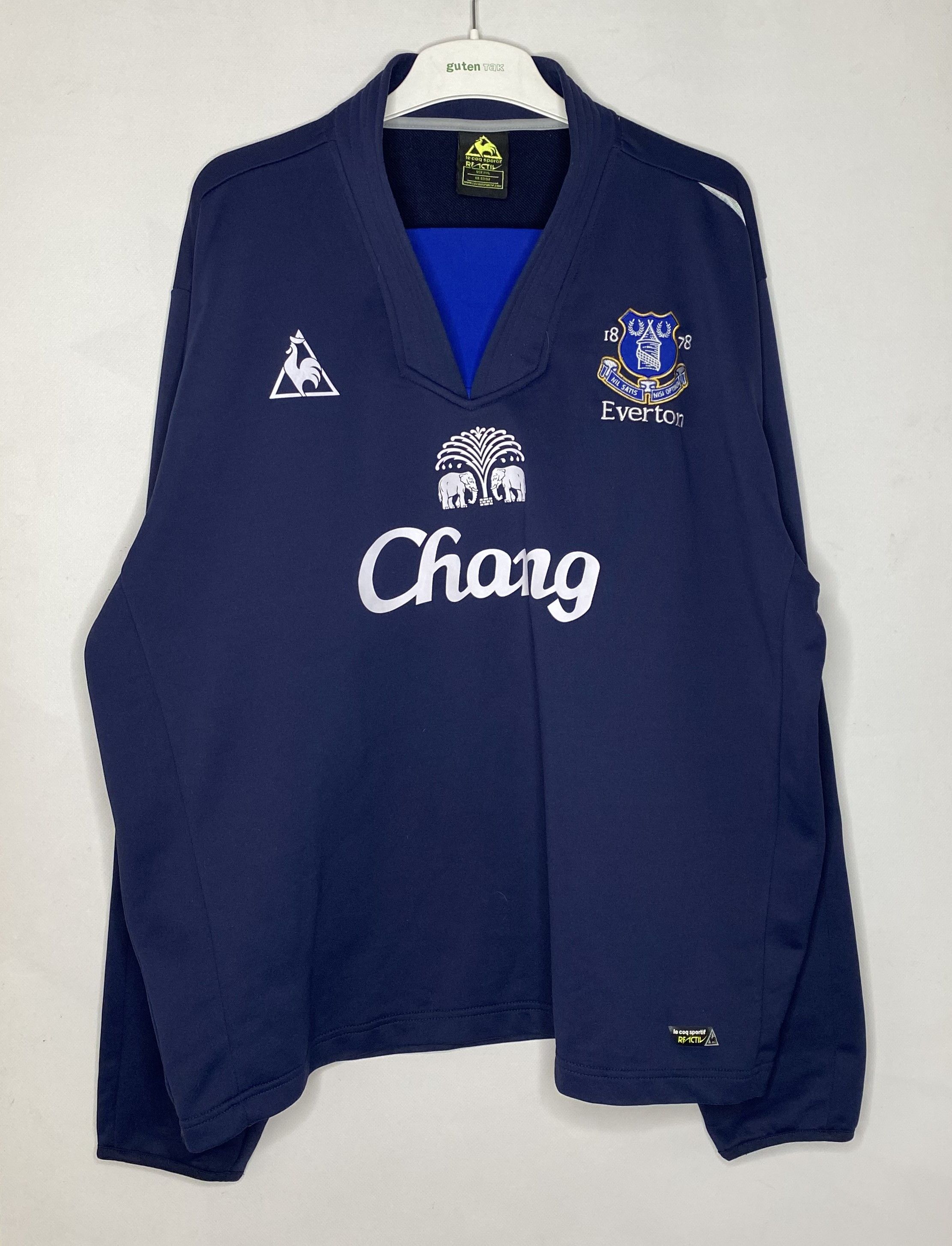 Le Coq Sportif EVERTON 2009 2010 PRE MATCH FOOTBALL SHIRT SOCCER JERSEY Size US XXL / EU 58 / 5 - 1 Thumbnail