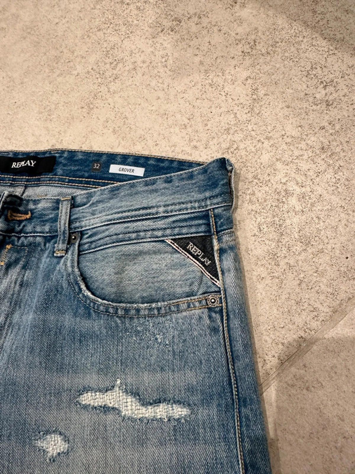 Replay Replay Distressed Grover Denim Size US 32 / EU 48 - 5 Thumbnail