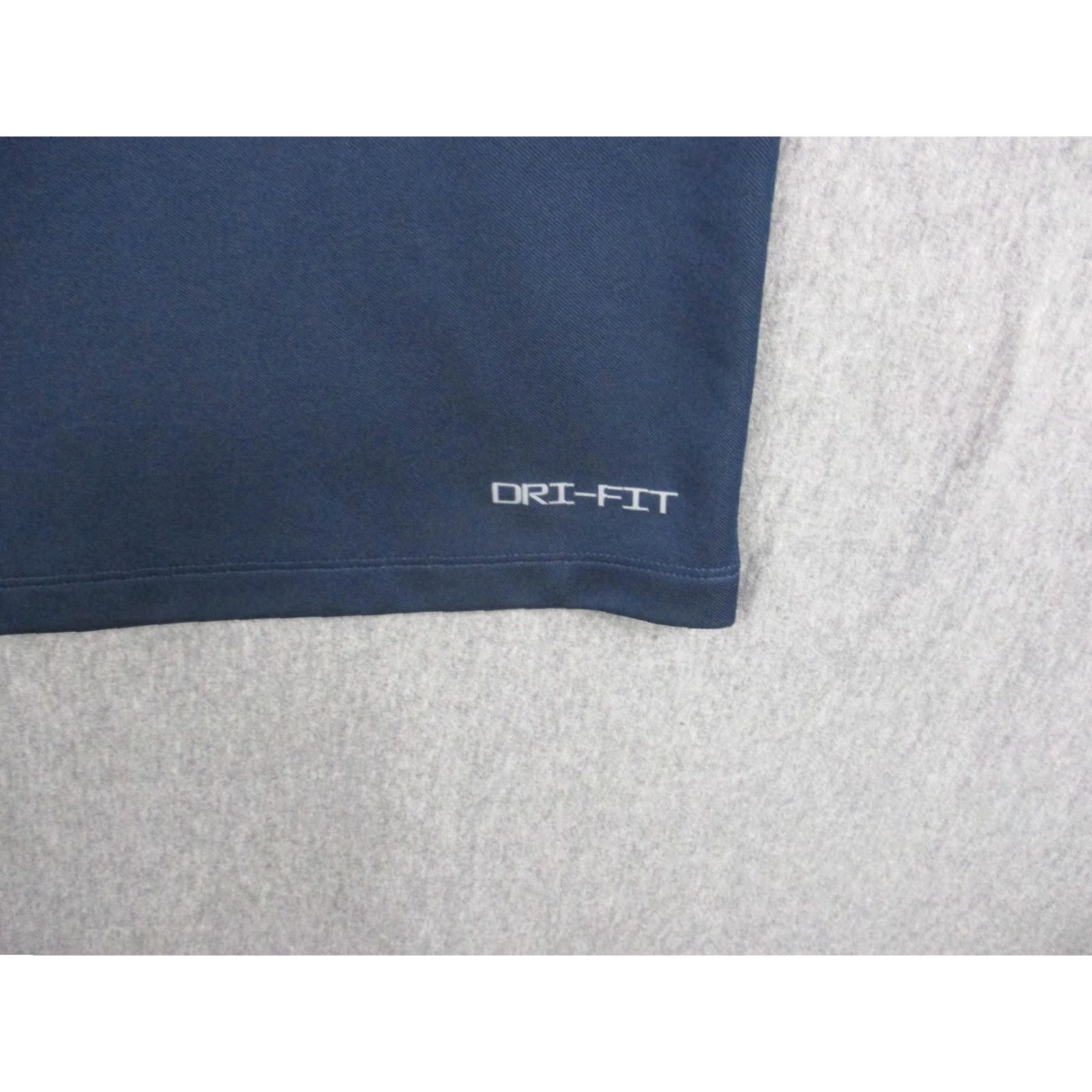 Nike Nike Dri-FIT Victory Polo Shirt Mens XL Navy Gray Stripe SAM Bulldog Golf Size US XL / EU 56 / 4 - 7 Thumbnail