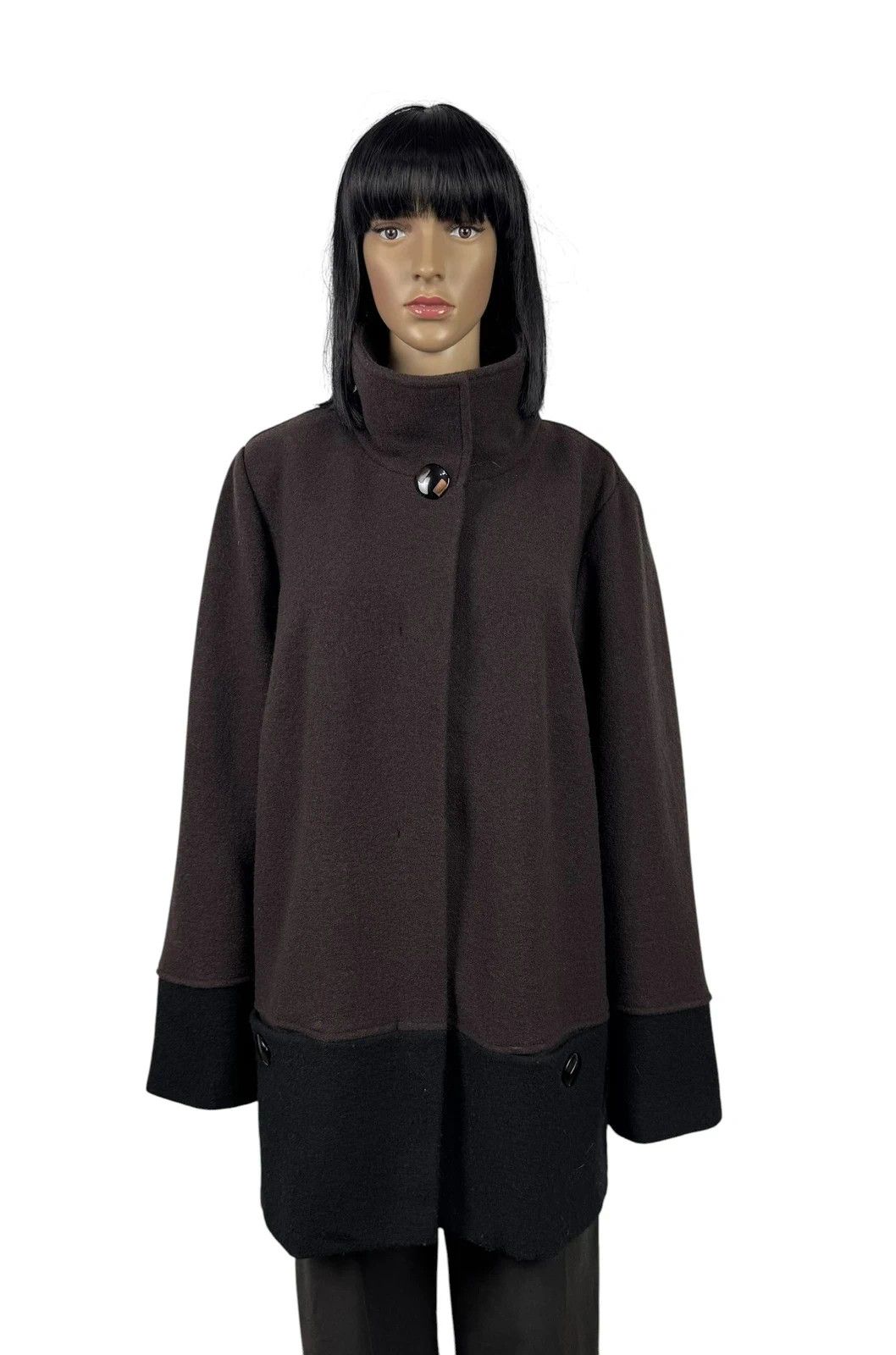 Other Perte Tricot Krizia Wool Coat size UK22 D50 Size XL / US 12-14 / IT 48-50 - 1 Thumbnail