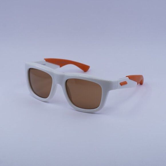 Bottega Veneta Bottega Veneta BV1233S 004 Sunglasses Ivory/Orange Square Size ONE SIZE - 3 Thumbnail