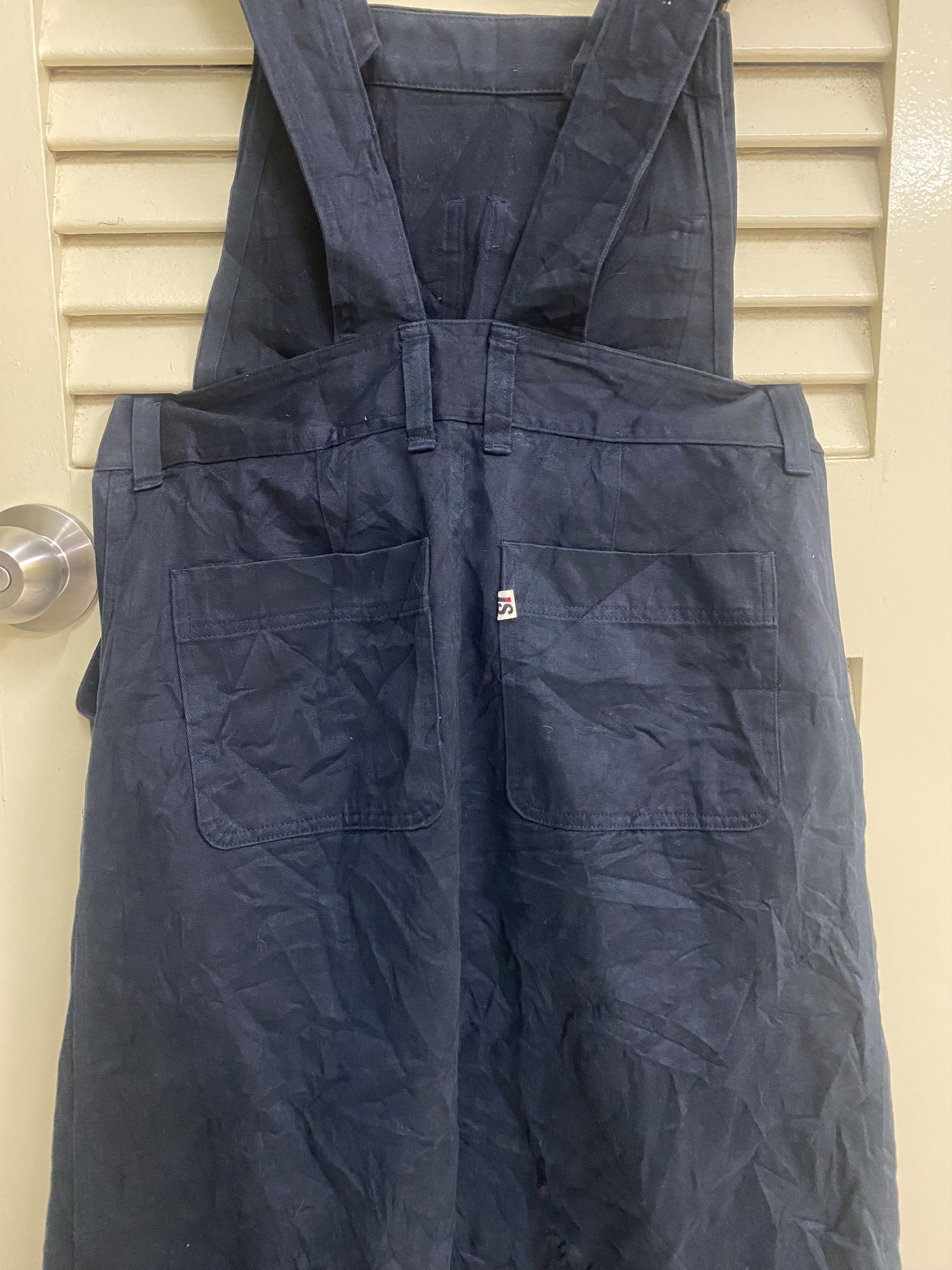 Issey Miyake 90s Issey Miyake Overall Skirt Denim Size US 34 / EU 50 - 7 Thumbnail