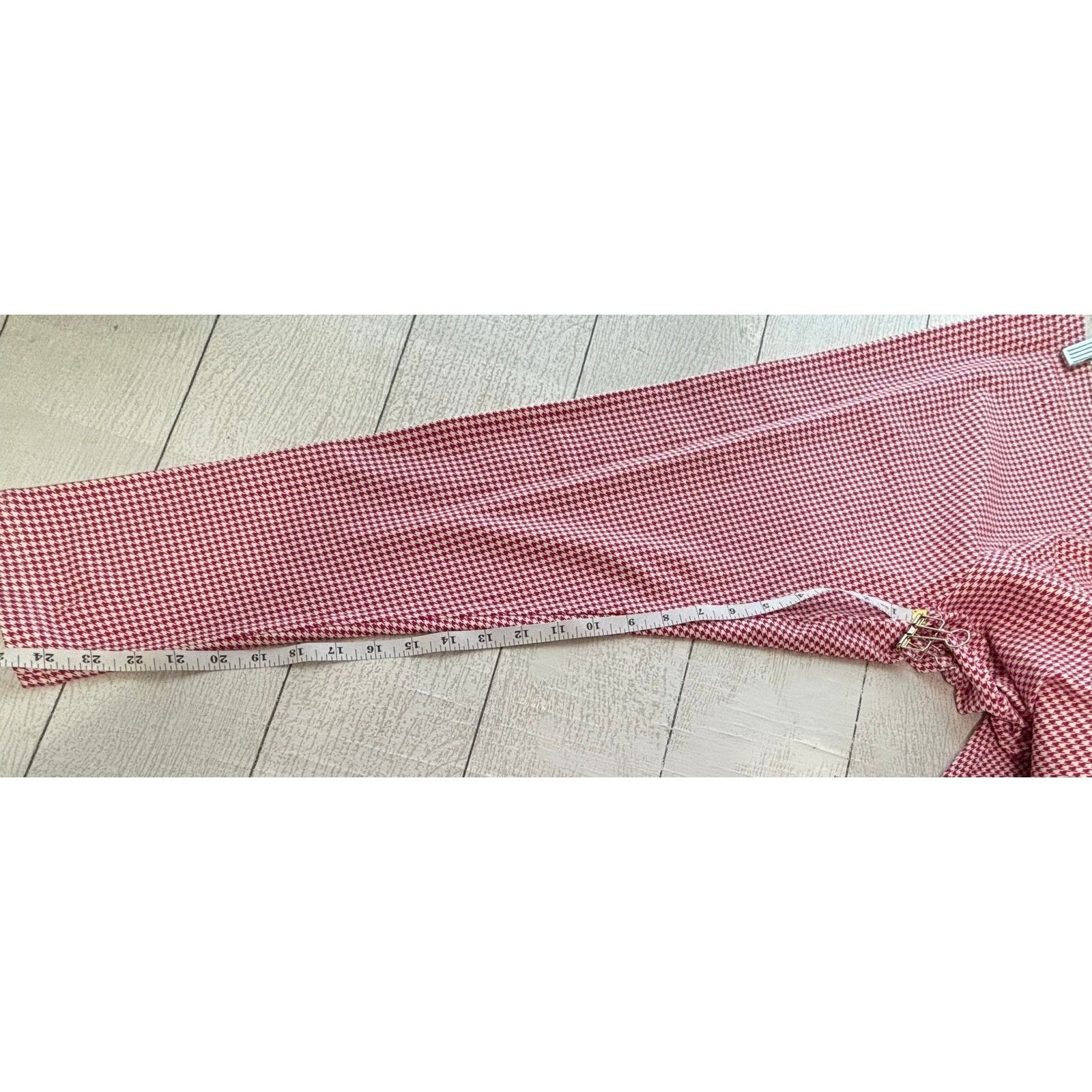 Other Wonder Nation Pink and White Houndstooth Capri Leggings XL Size 24" / US 00 / IT 34 - 4 Thumbnail