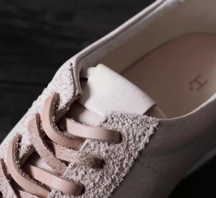 Hender Scheme Hender Scheme Japanese Handmade Full Leather Bowling Casual Training Shoes (Color Evolves with Wear) 41/265 Size US 8 / EU 41 - 6 Thumbnail