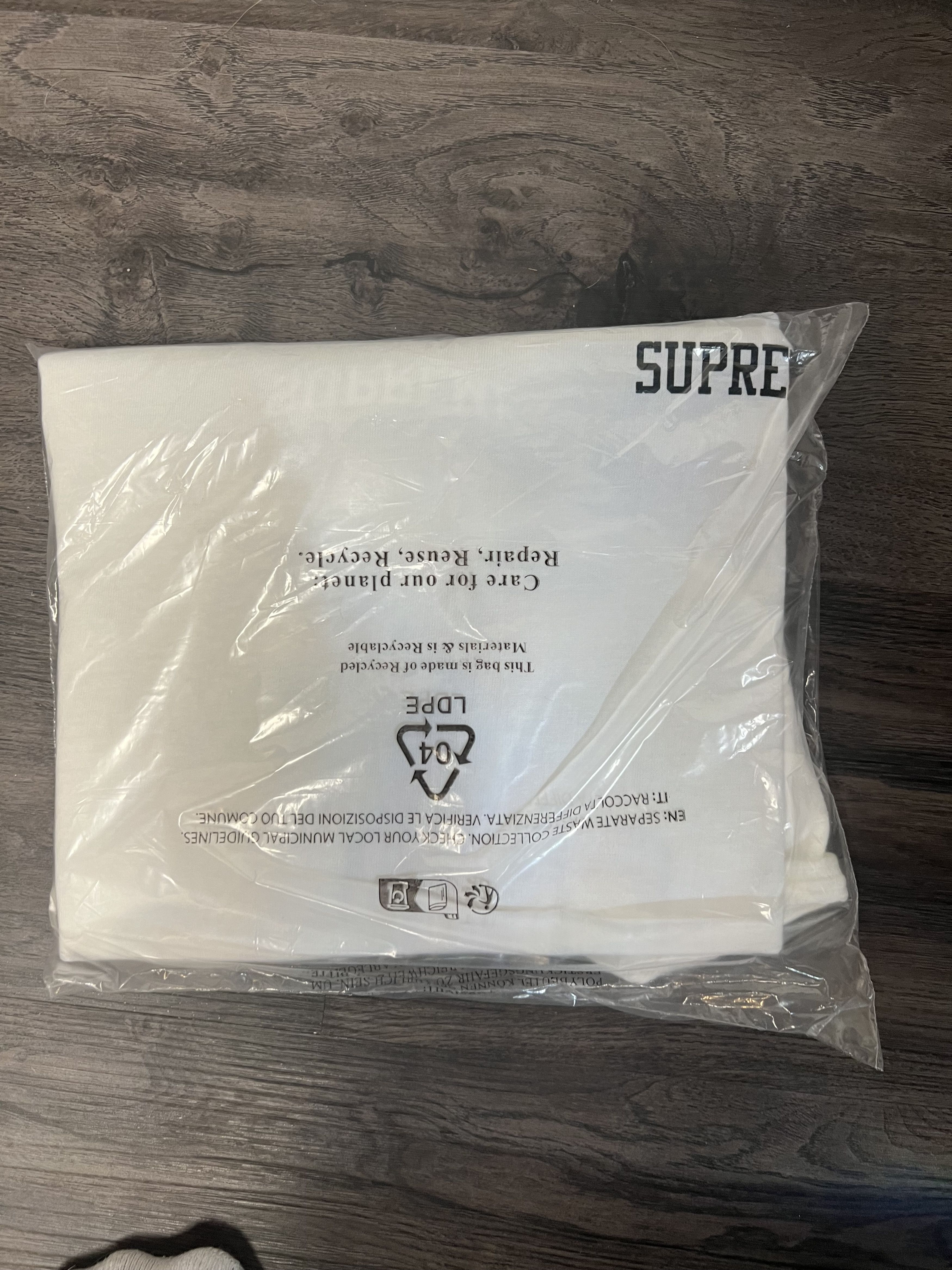 Supreme SUPREME FIGHTER TEE WHITE SIZE LARGE | Grailed