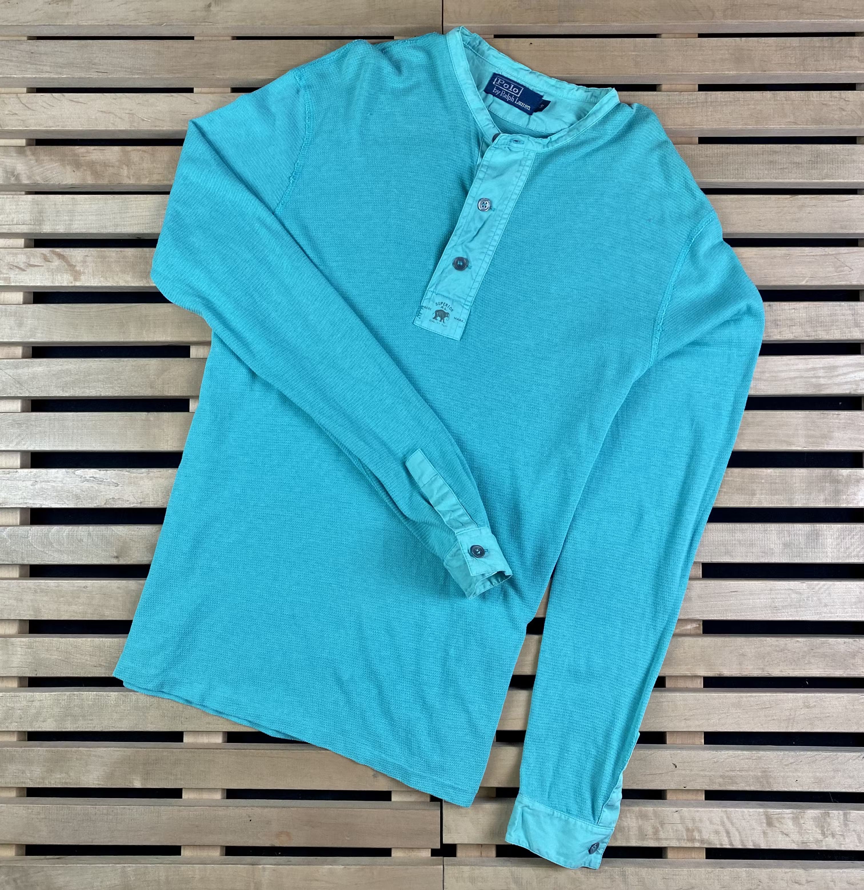 Polo Ralph Lauren × Ralph Lauren × Vintage Mens Long Sleeve Polo Ralph Lauren Vintage Size S Size US S / EU 44-46 / 1 - 1 Thumbnail