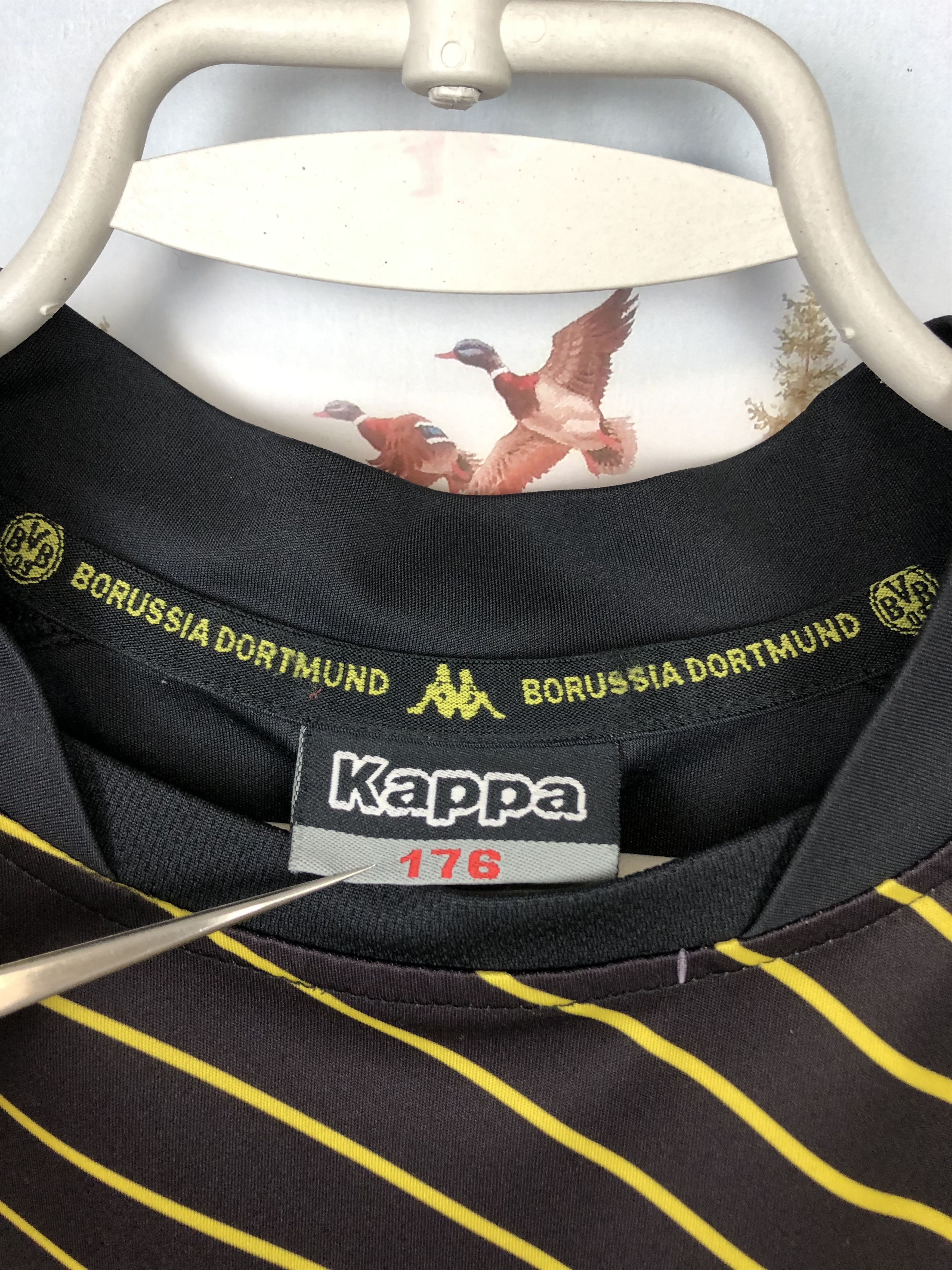 Kappa Borussia Dortmund football shirt 2009 Soccer Kappa Tee Size US XS / EU 42 / 0 - 6 Thumbnail