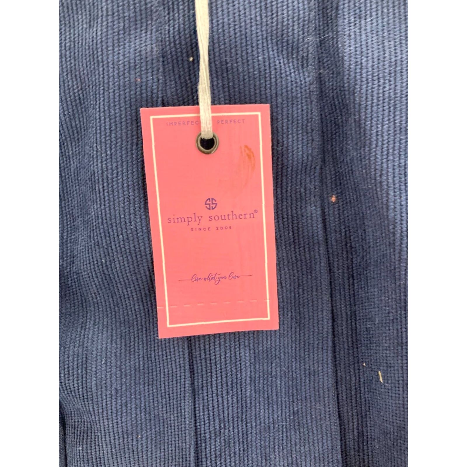 Vintage Simply Southern Collection Blue Pleated Short Skirt Womens XL New Size 40" / US 18 - 6 Thumbnail