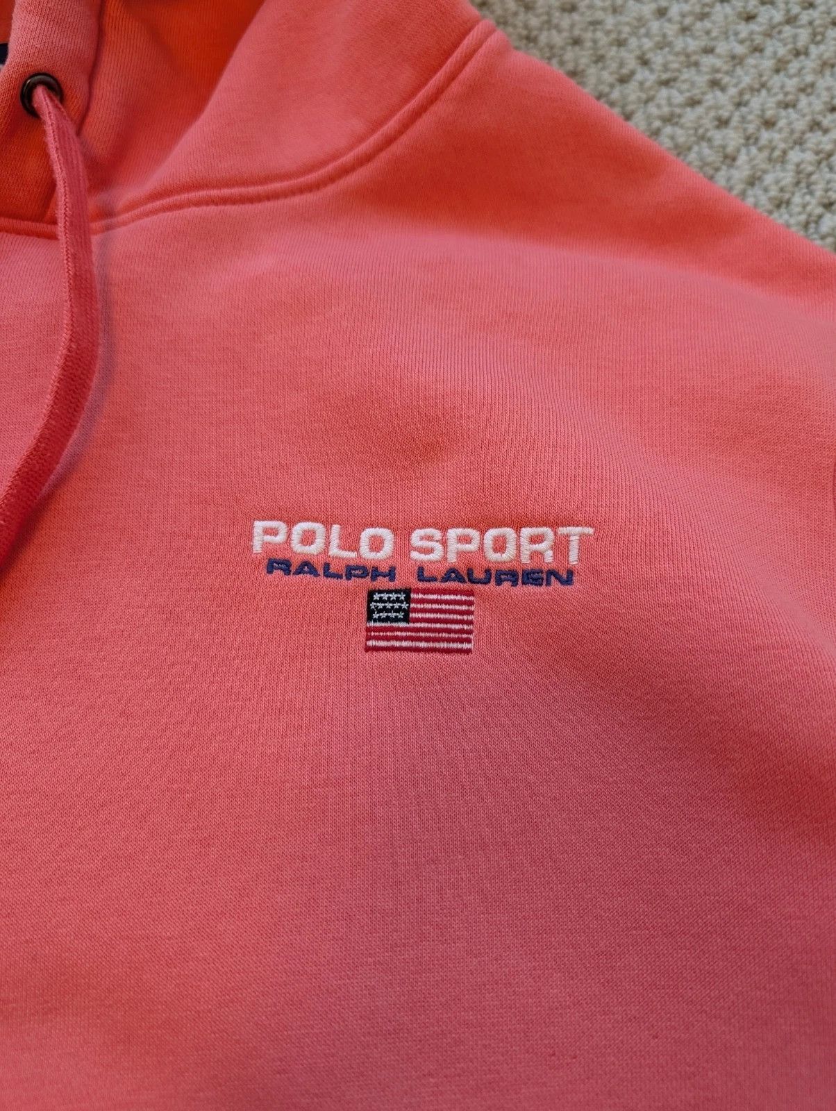 Polo Ralph Lauren Polo Sport Hoodie Spell Out Sleeve Y2K 90s Medium Size US M / EU 48-50 / 2 - 6 Thumbnail