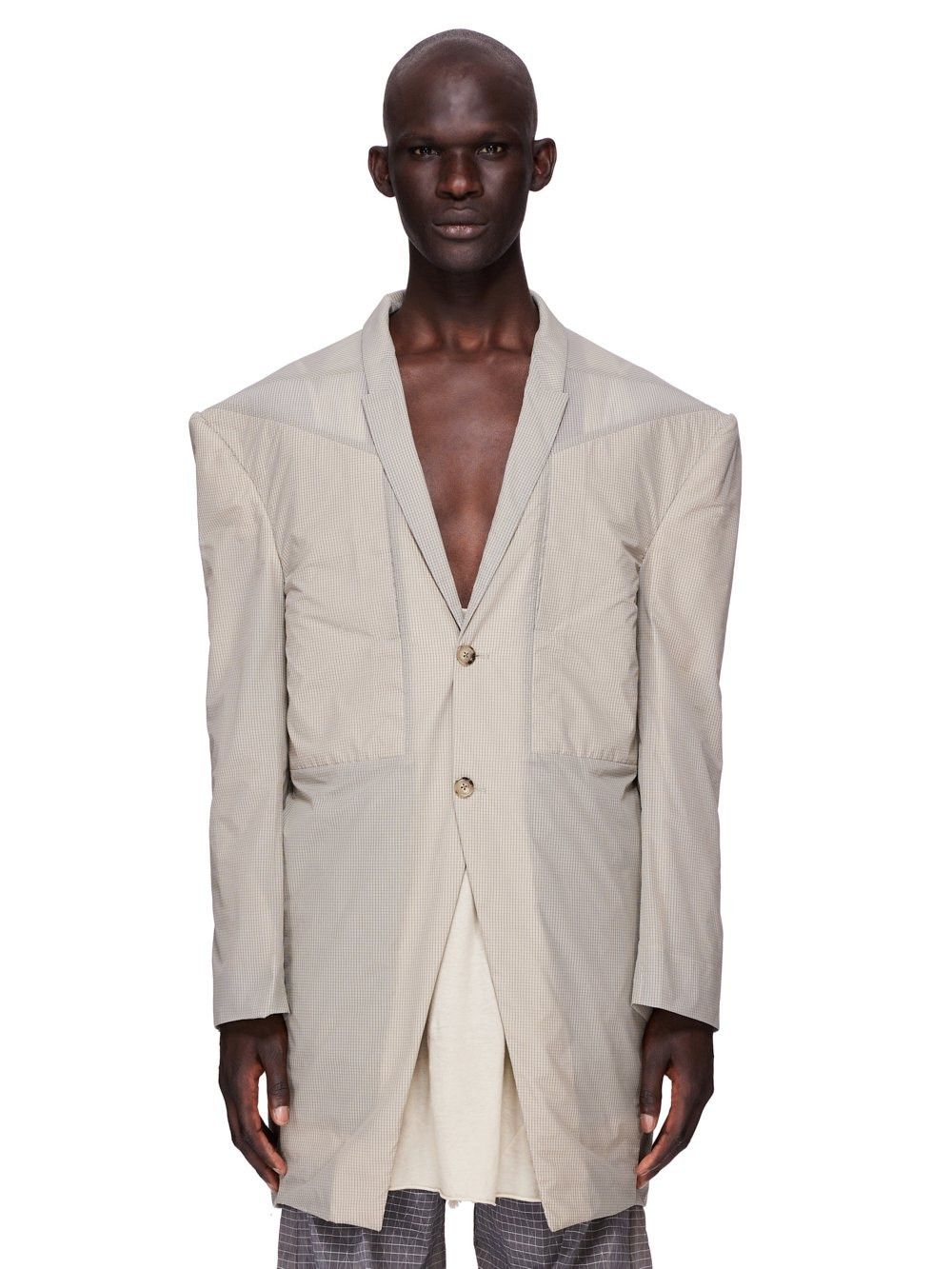 Rick Owens 💥1/1 SAMPLE TRANSTATLIN JUMBO RIPSTOP COAT SS23 Size US M / EU 48-50 / 2 - 15 Thumbnail